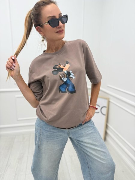 Bluzka BOCCA z Myszką Minnie Cappuccino