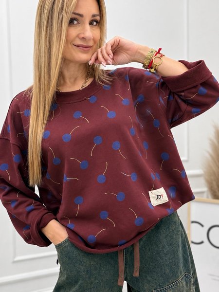 Bluza JOY Wisienka Bordo