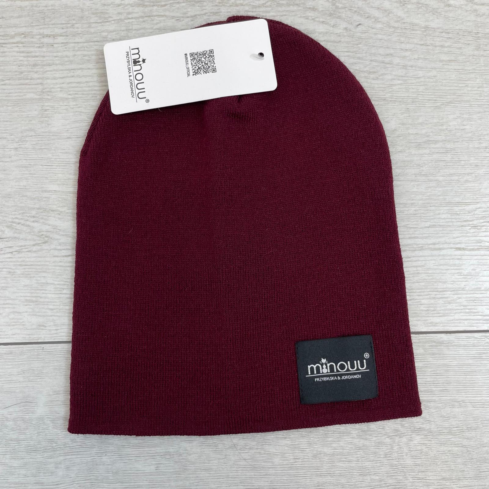 Klasyczna Czapka Minouu Wino