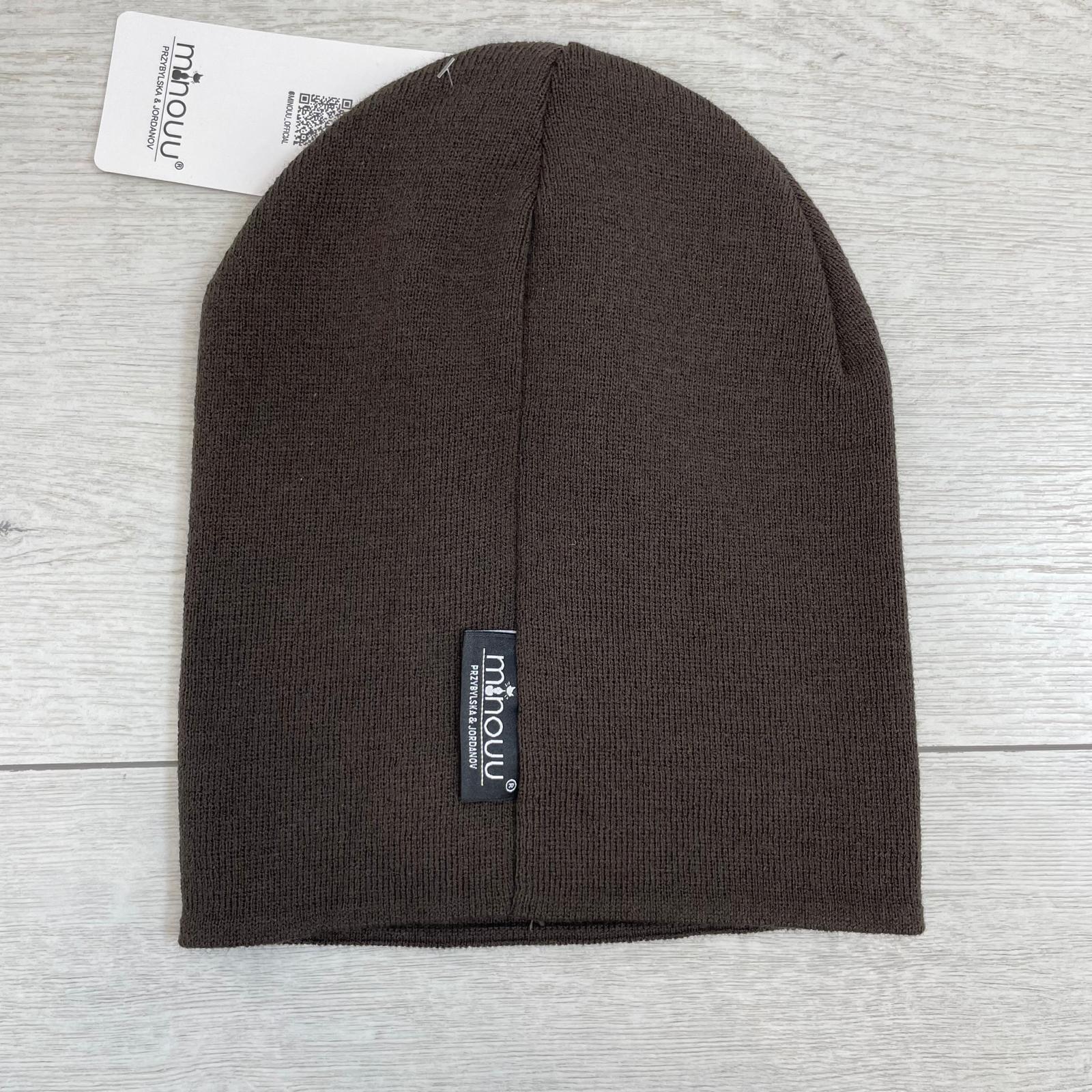 Klasyczna Czapka Minouu Czekolada