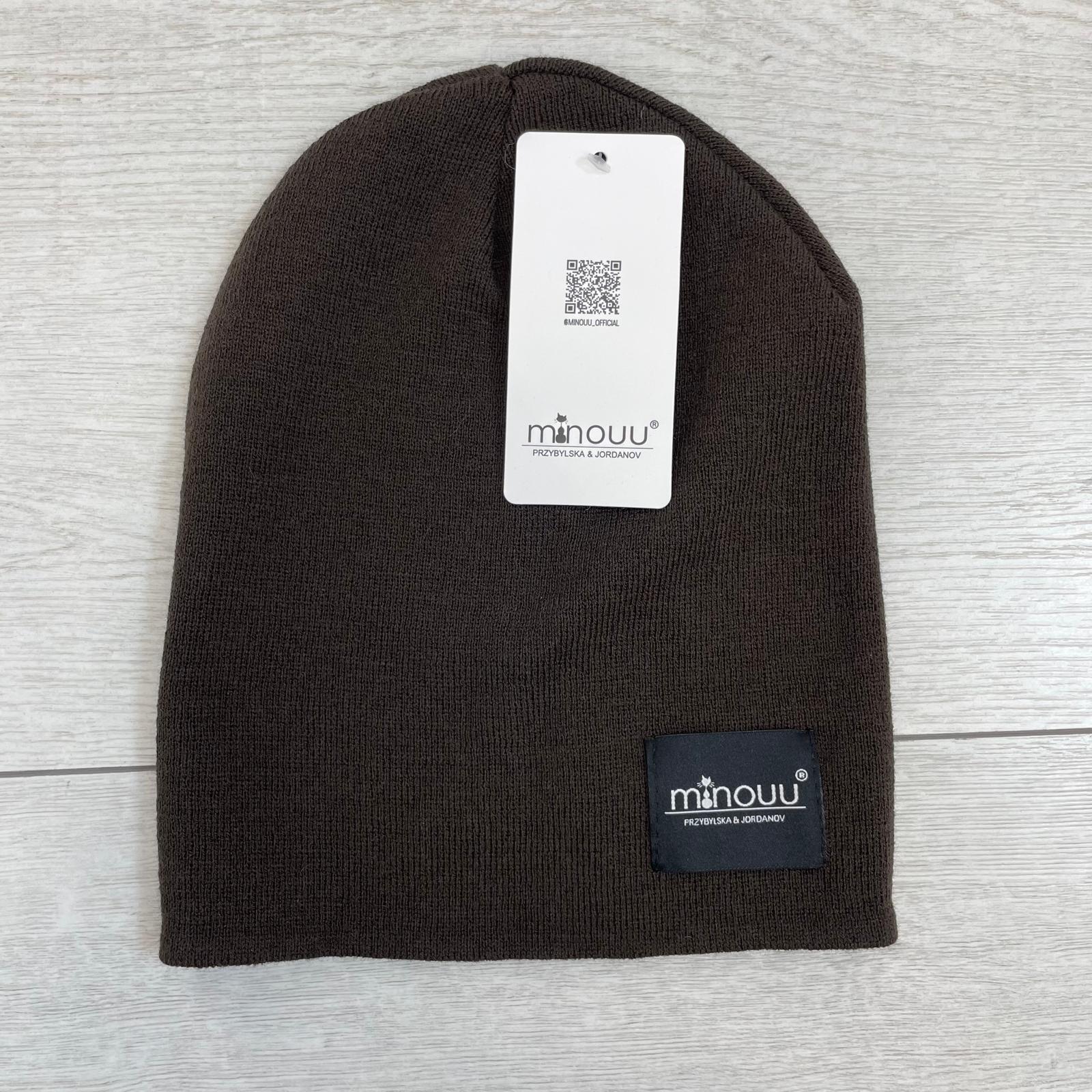 Klasyczna Czapka Minouu Czekolada 