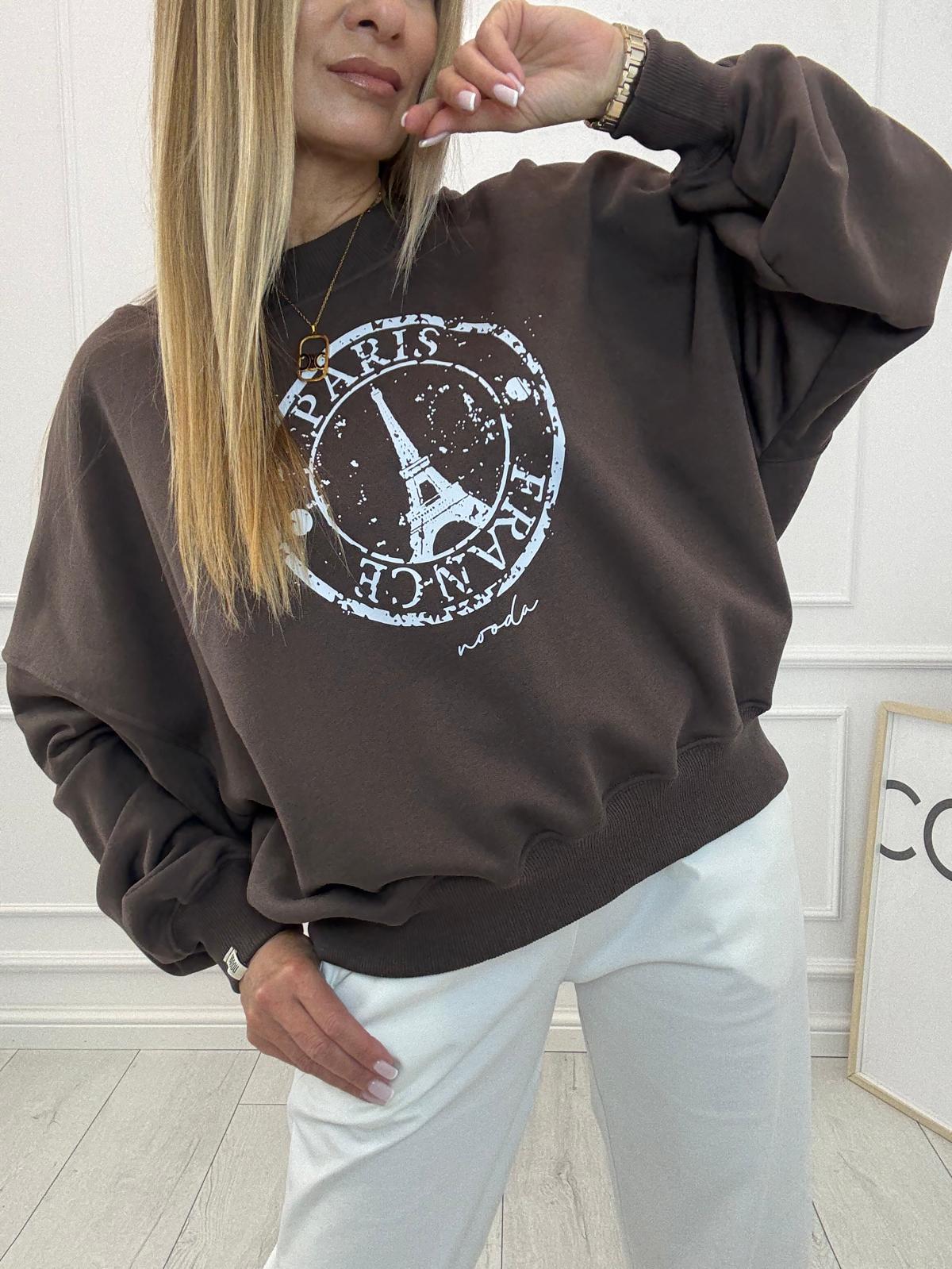 Bluza Paris Nooda Czekolada