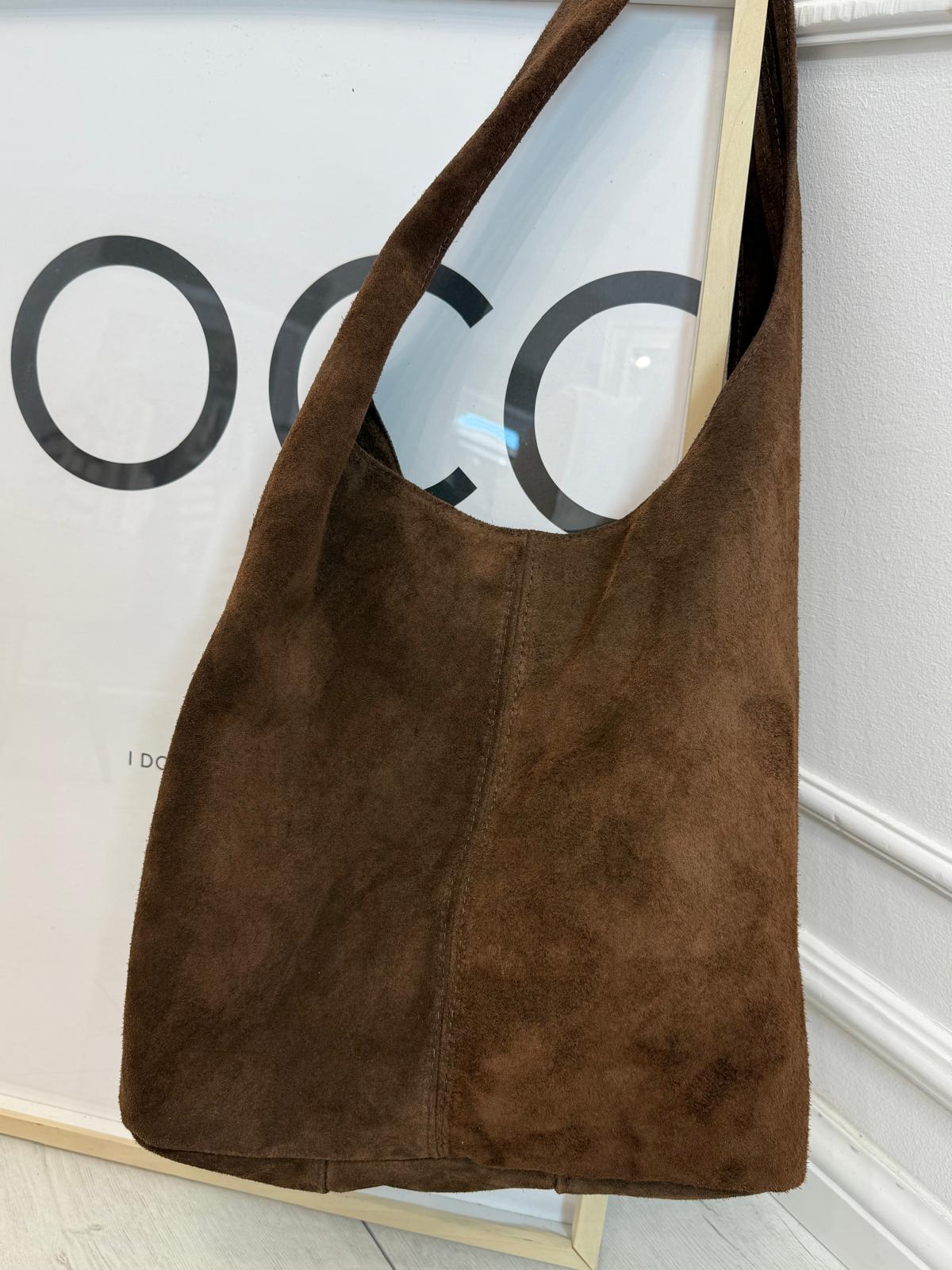 Czekolada Zamszowa Torebka Shopper