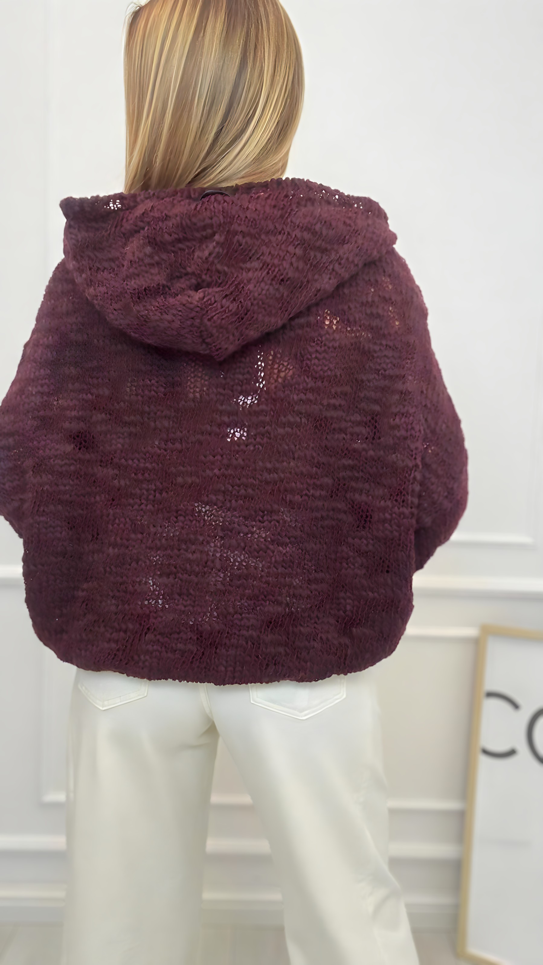 Płomyk Sweter Bluza Minouu Wino