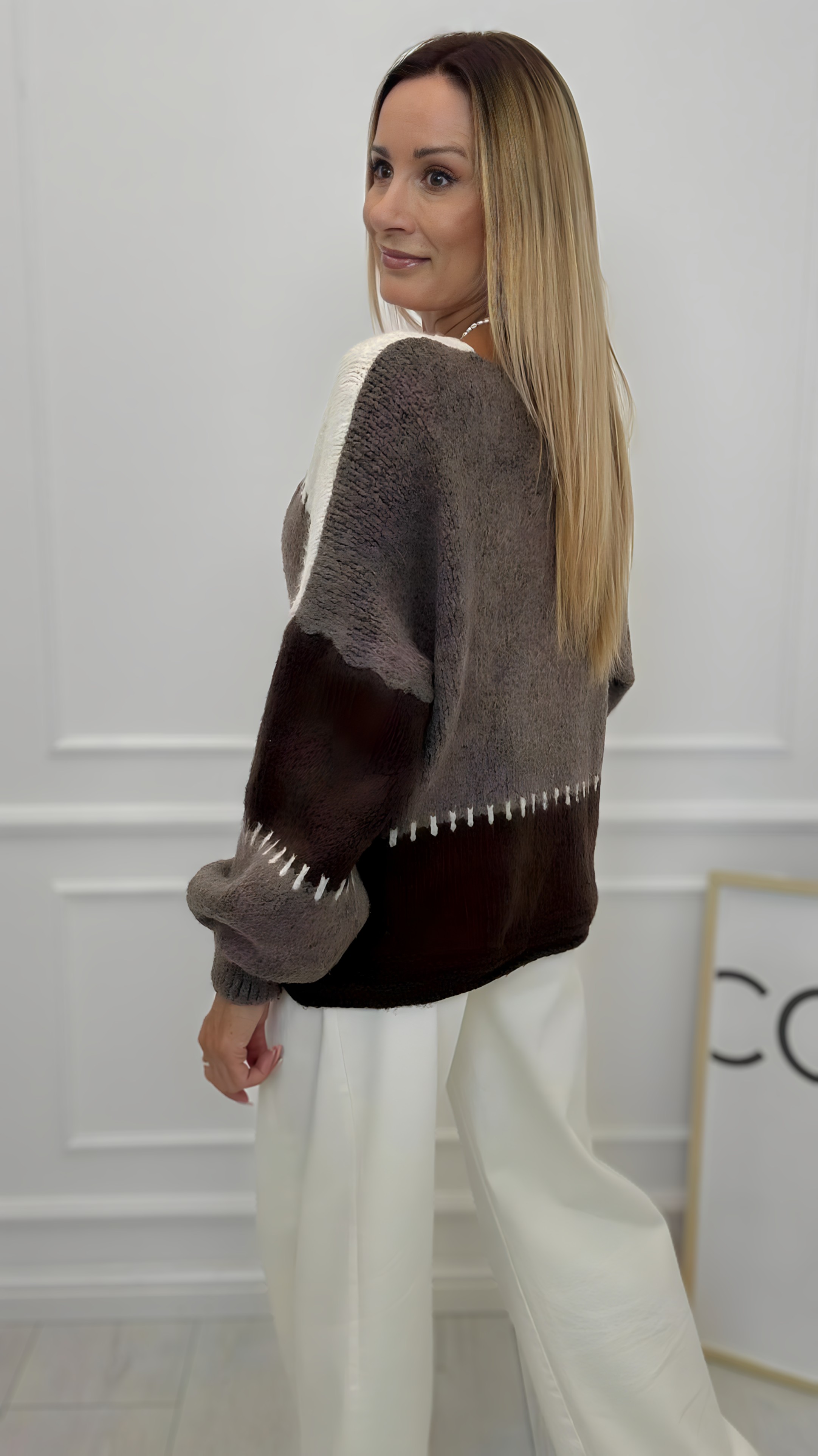 Sweter Kardigan Soft Choco Czekolada