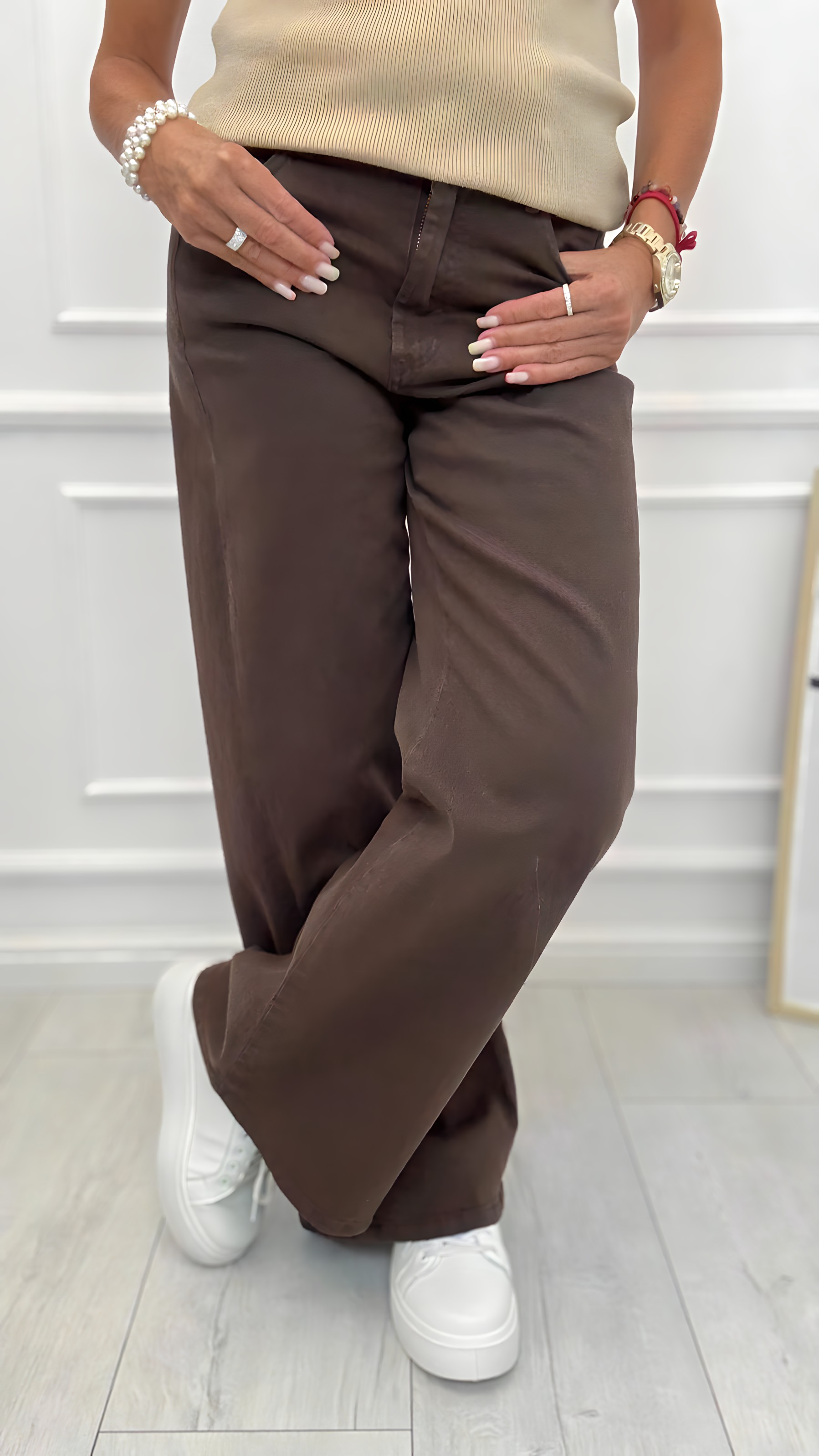Czekolada Spodnie 3D Denim