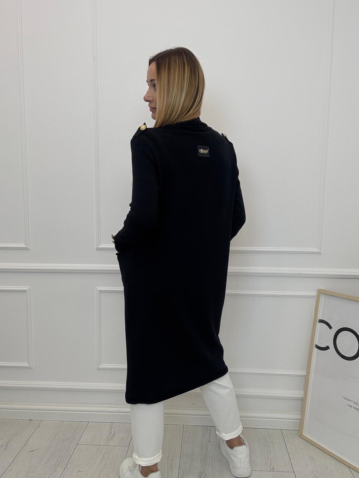 Sweter Cardigan Minouu Generał Czarny