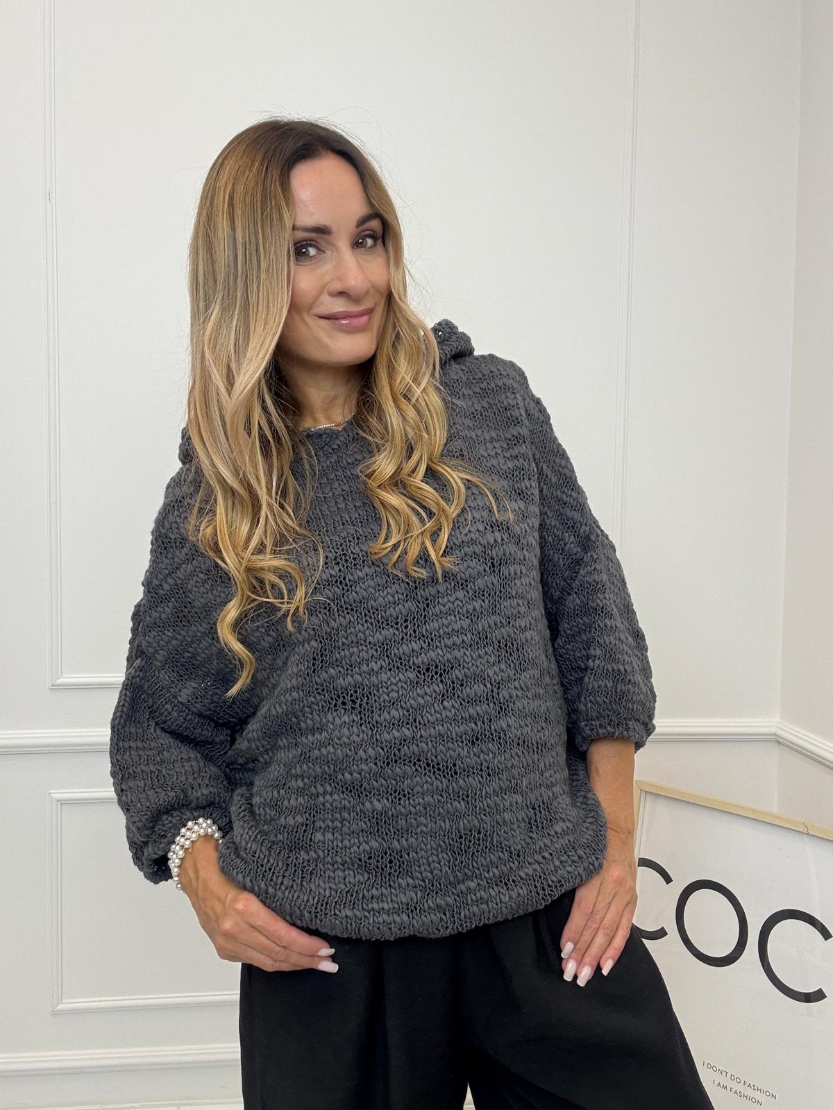 Płomyk Sweter Bluza Minouu Grafit