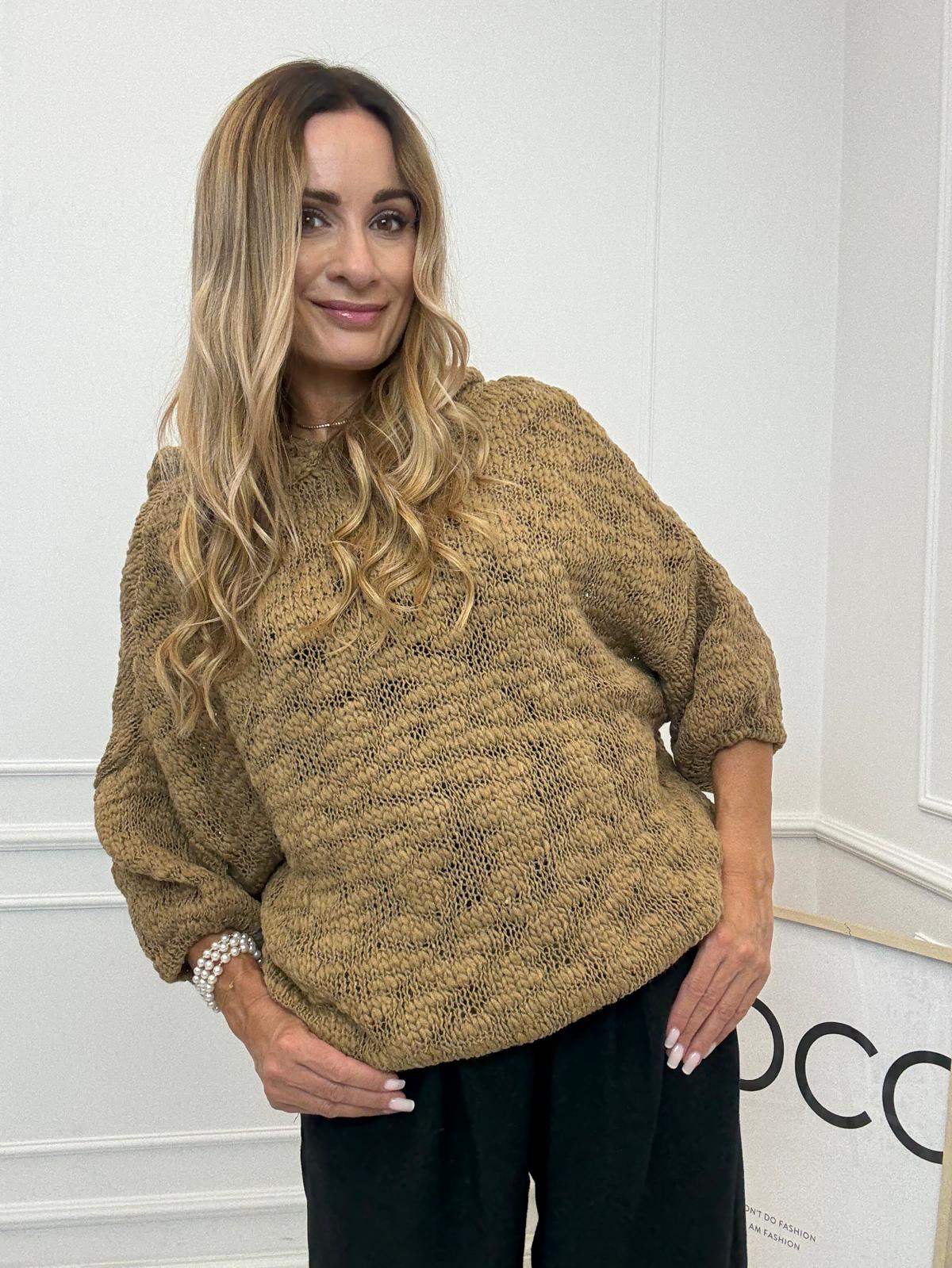 Płomyk Sweter Bluza Minouu Cynamon