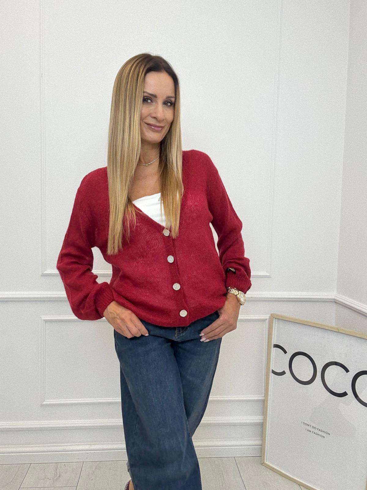 Wino Sweter Cardigan Minouu Kid Moher
