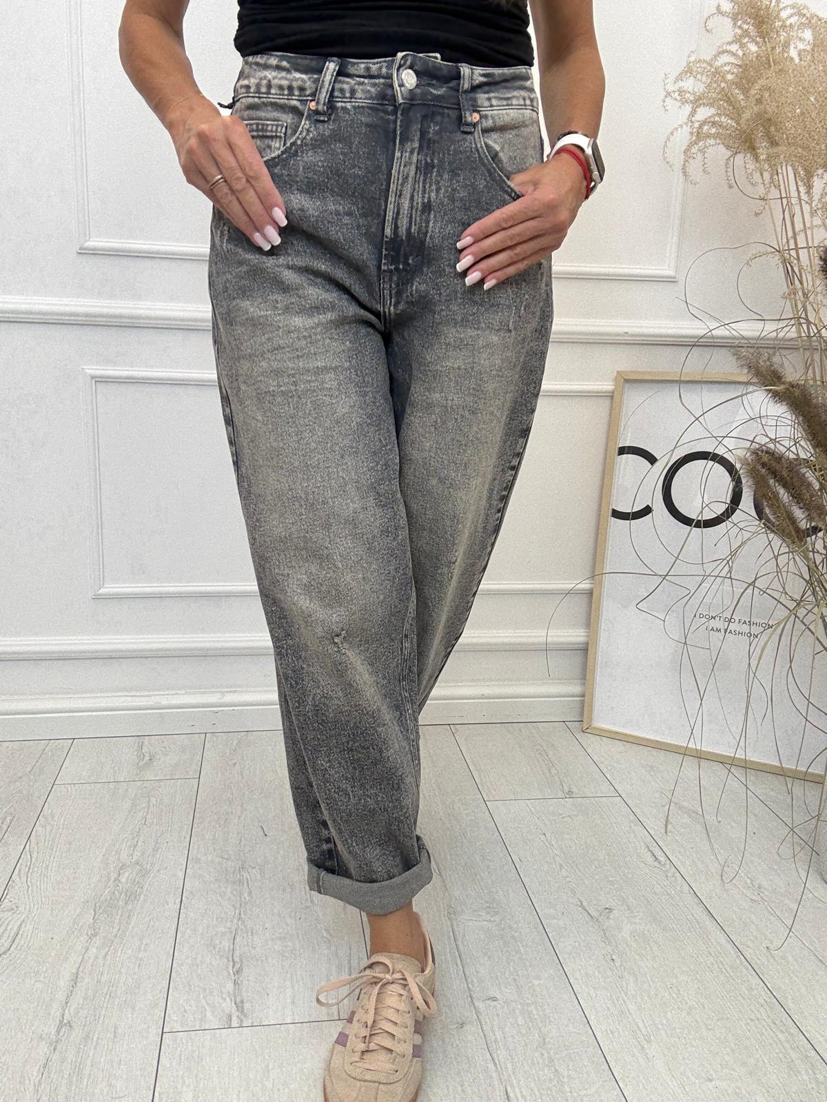 Spodnie Jeans Balon Antyczny Szary