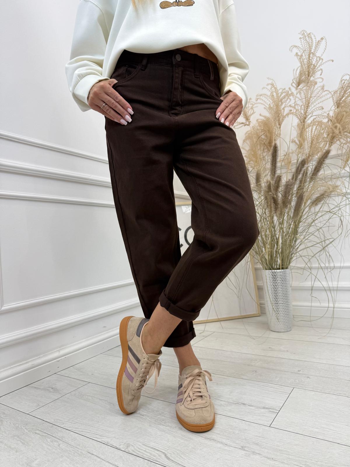 Czekolada Spodnie Jeans Denim