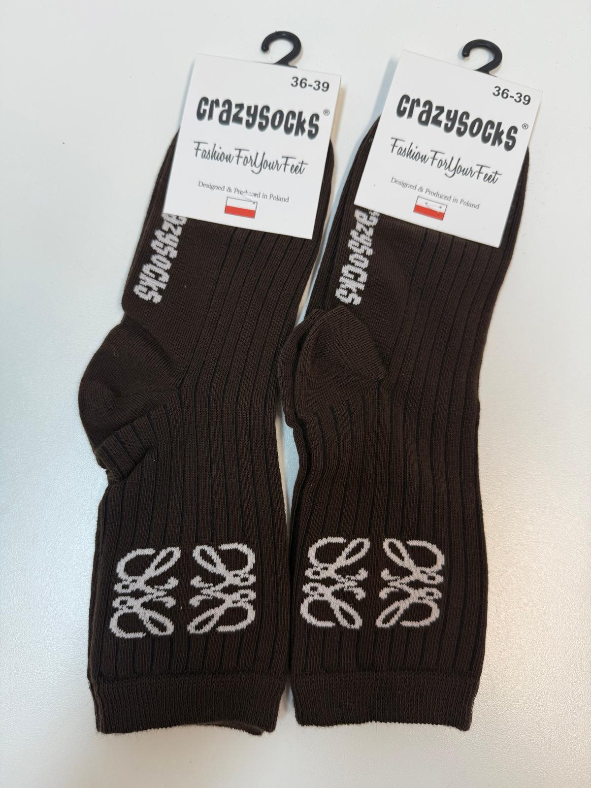 Skarpetki CrazySocks Czekoladowe