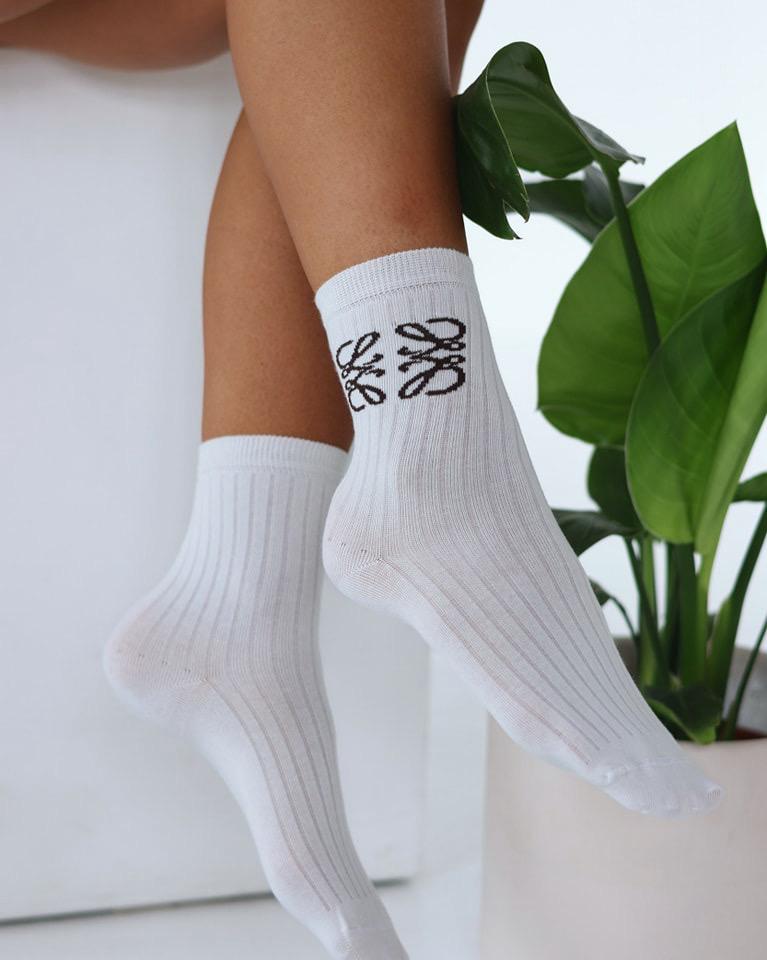 Skarpetki CrazySocks Białe