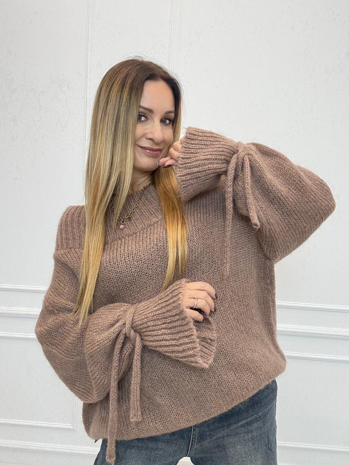 Cappuccino Sweter Hiszpanka Minouu Moher 