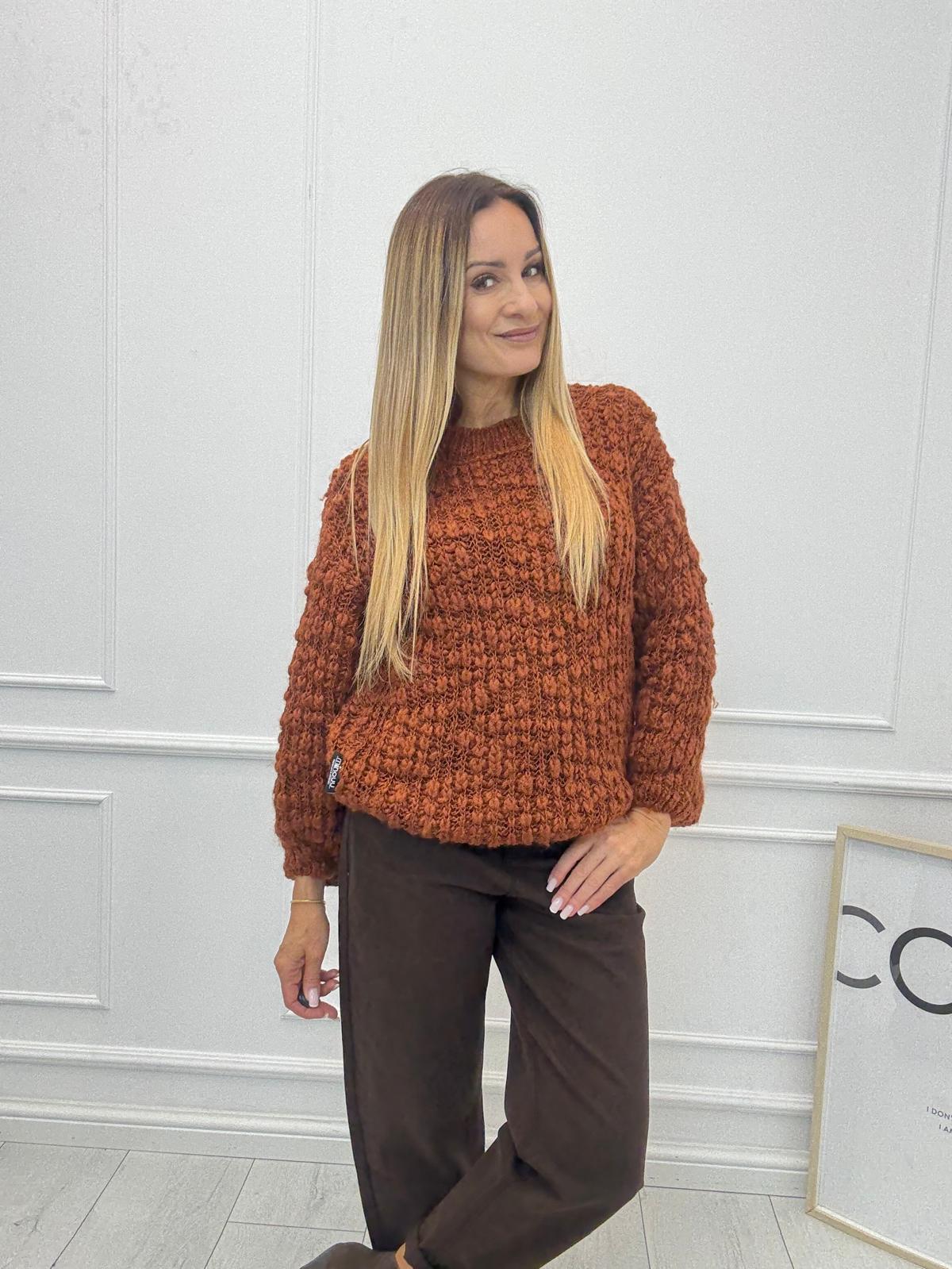 Sweter Płomyk Cynamonowy Żar