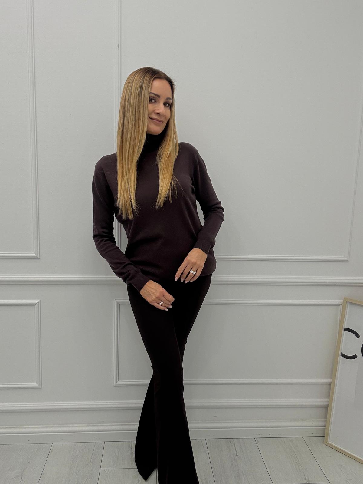 Czekoladowe Spodnie Milano