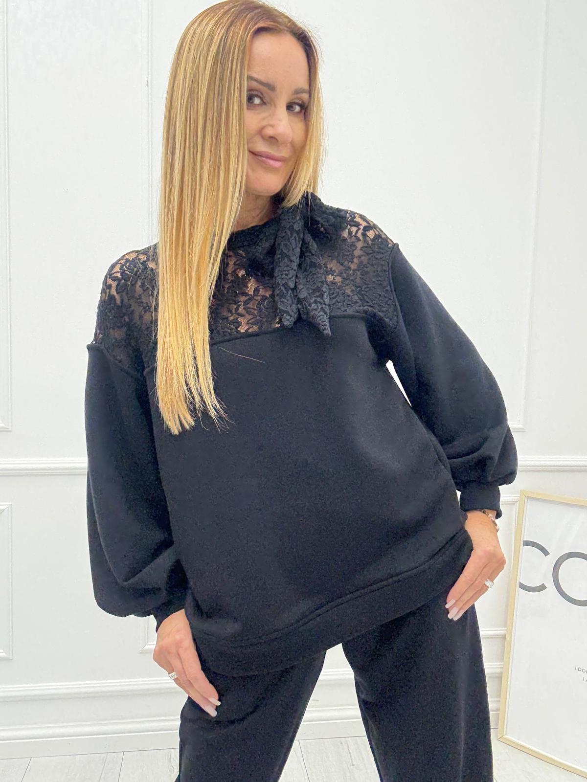 Bluza z Kokardą BLM Czarna