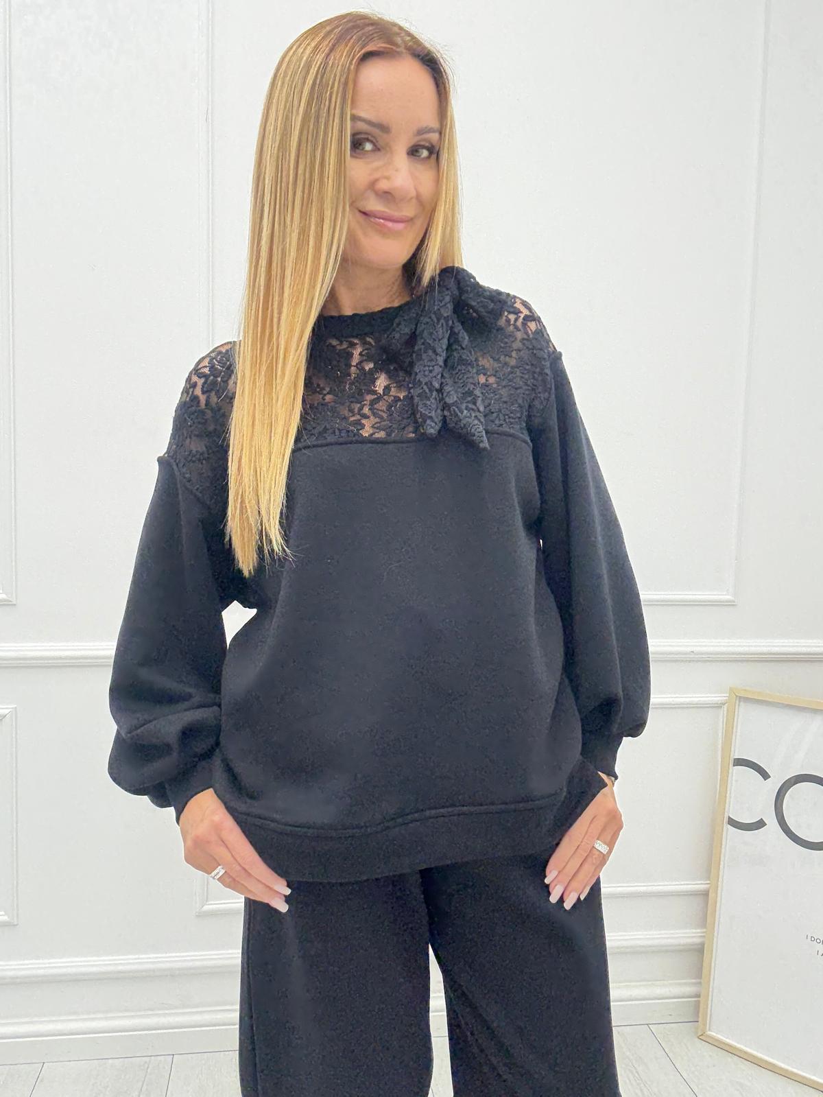 Bluza z Kokardą BLM Czarna