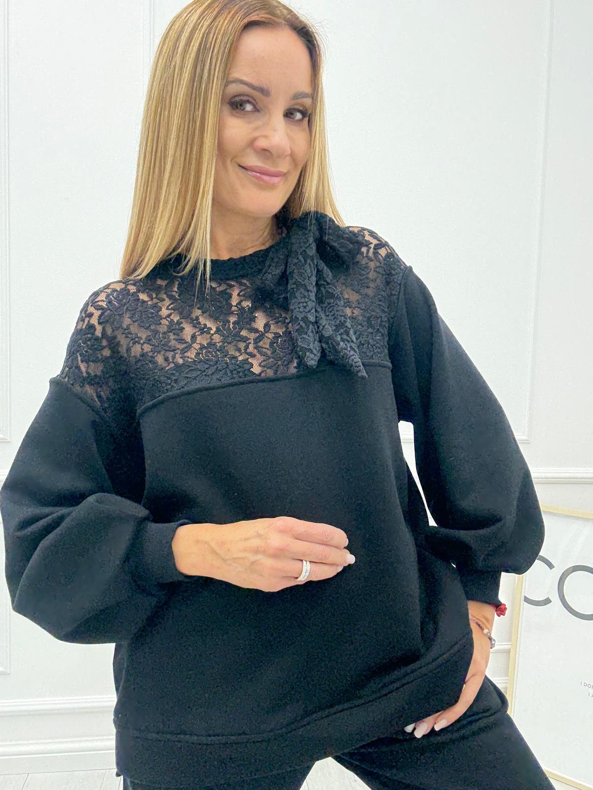 Bluza z Kokardą BLM Czarna