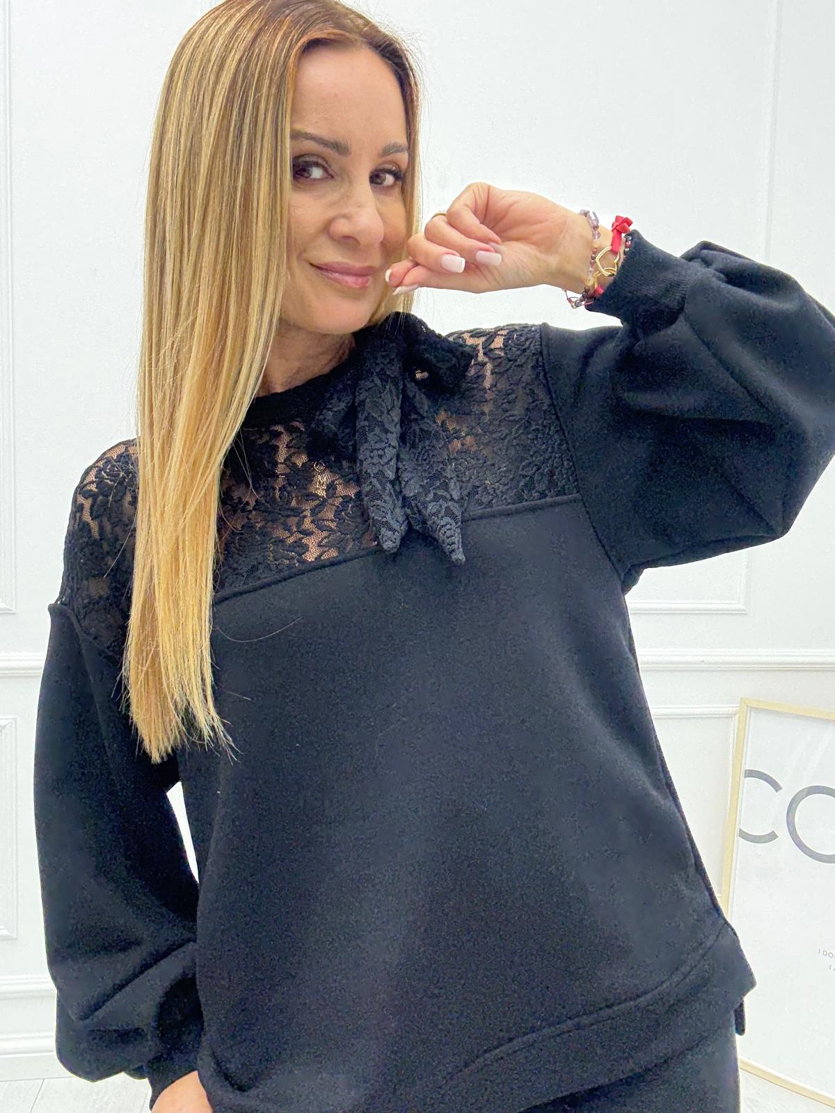 Bluza z Kokardą BLM Czarna