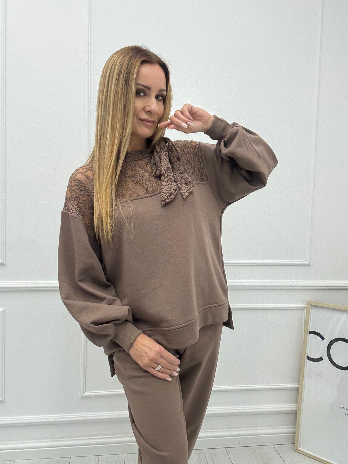 Bluza z Kokardą BLM Mleczna Czekolada 