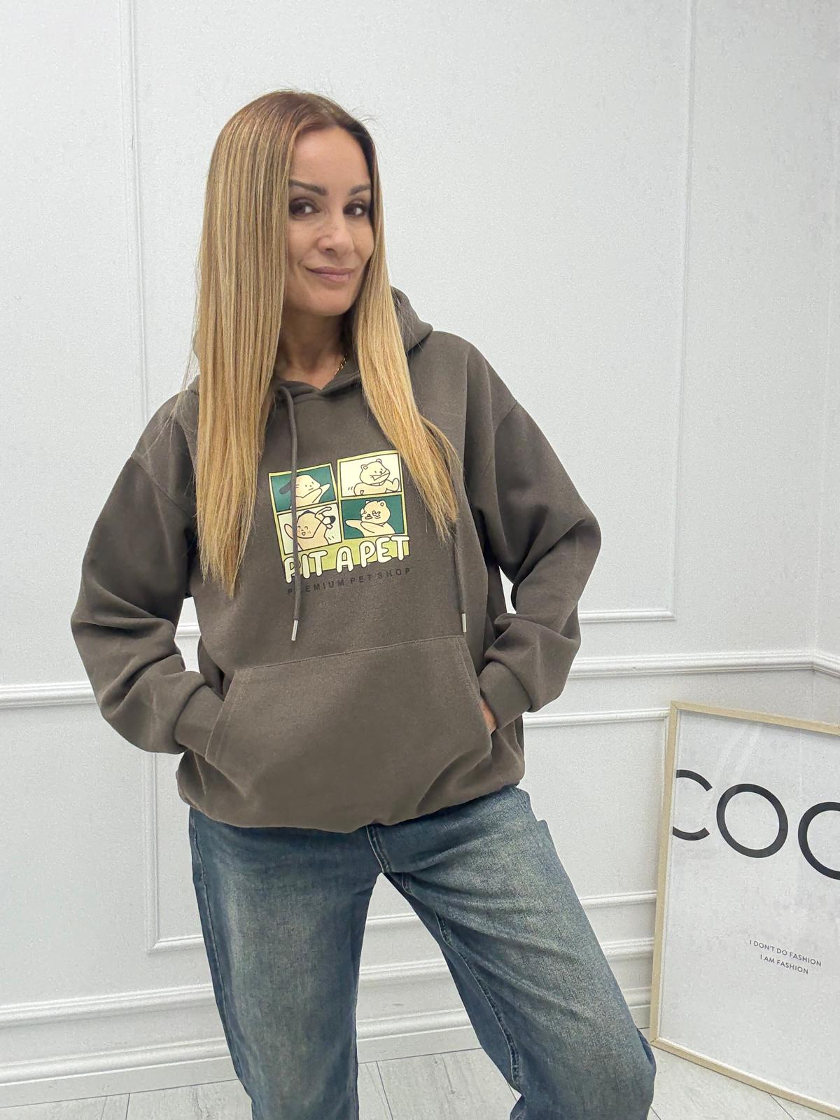 Bluza PIT Czekoladowa 