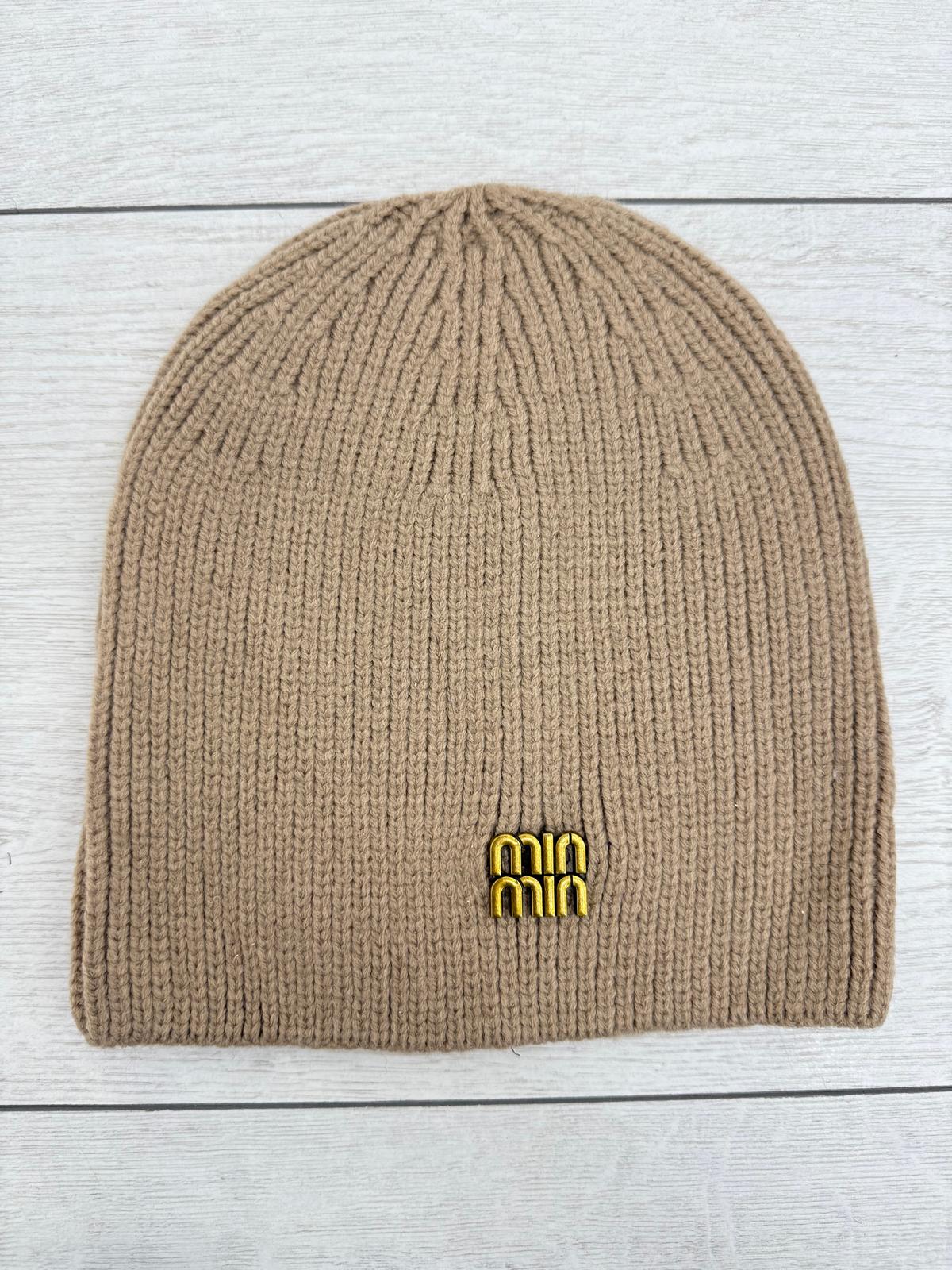 Klasyczna Czapka Min Min Beżowa 