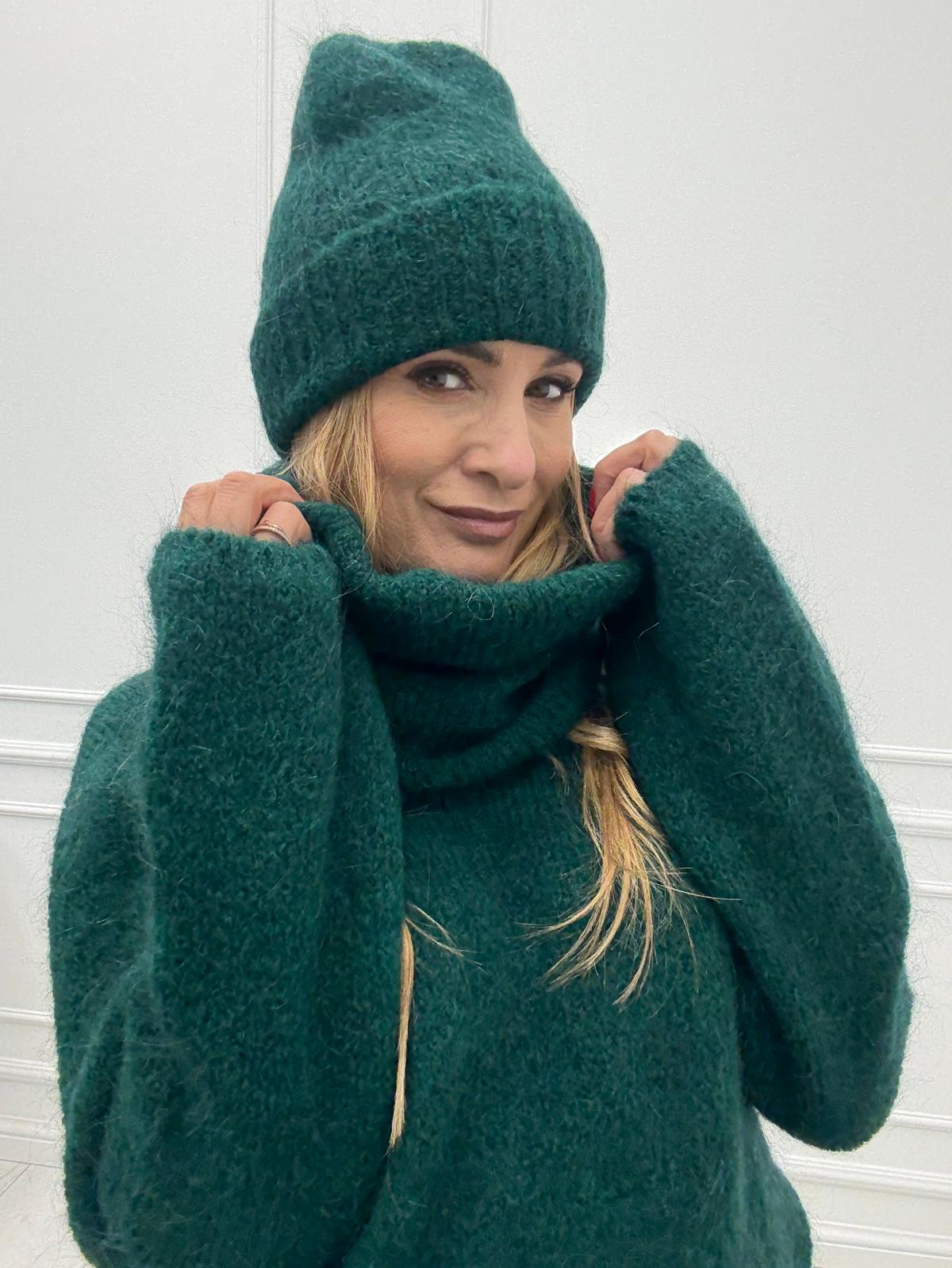 Zielony Komplet z Kid - Moher Minouu