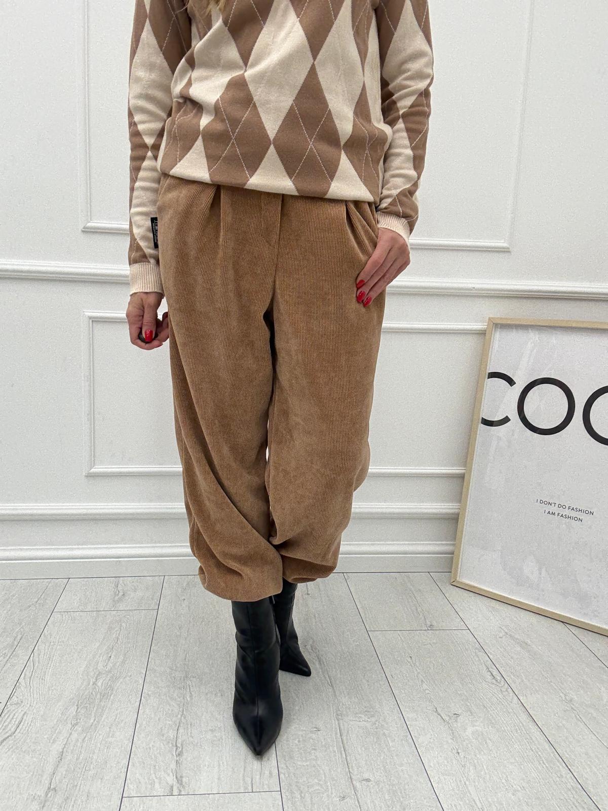 Spodnie Szenil Baggy Karmel Minouu 