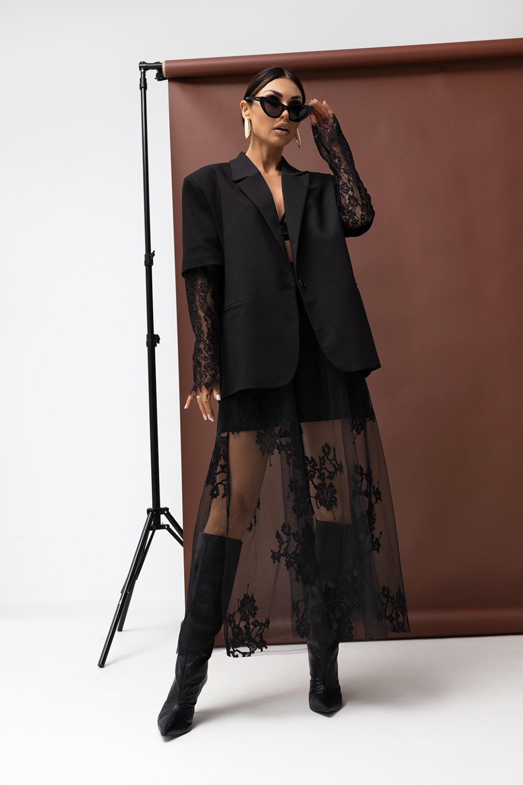 Damska Marynarka Late Night (czarny) Miss City Official 