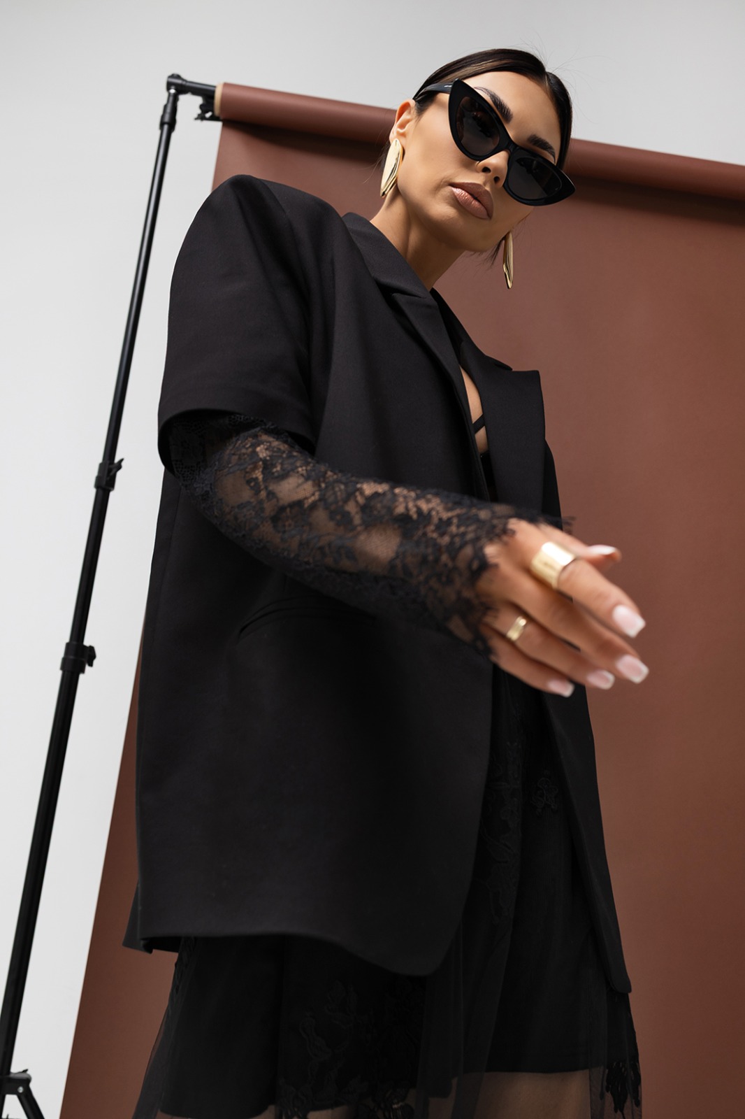 Damska Marynarka Late Night (czarny) Miss City Official 