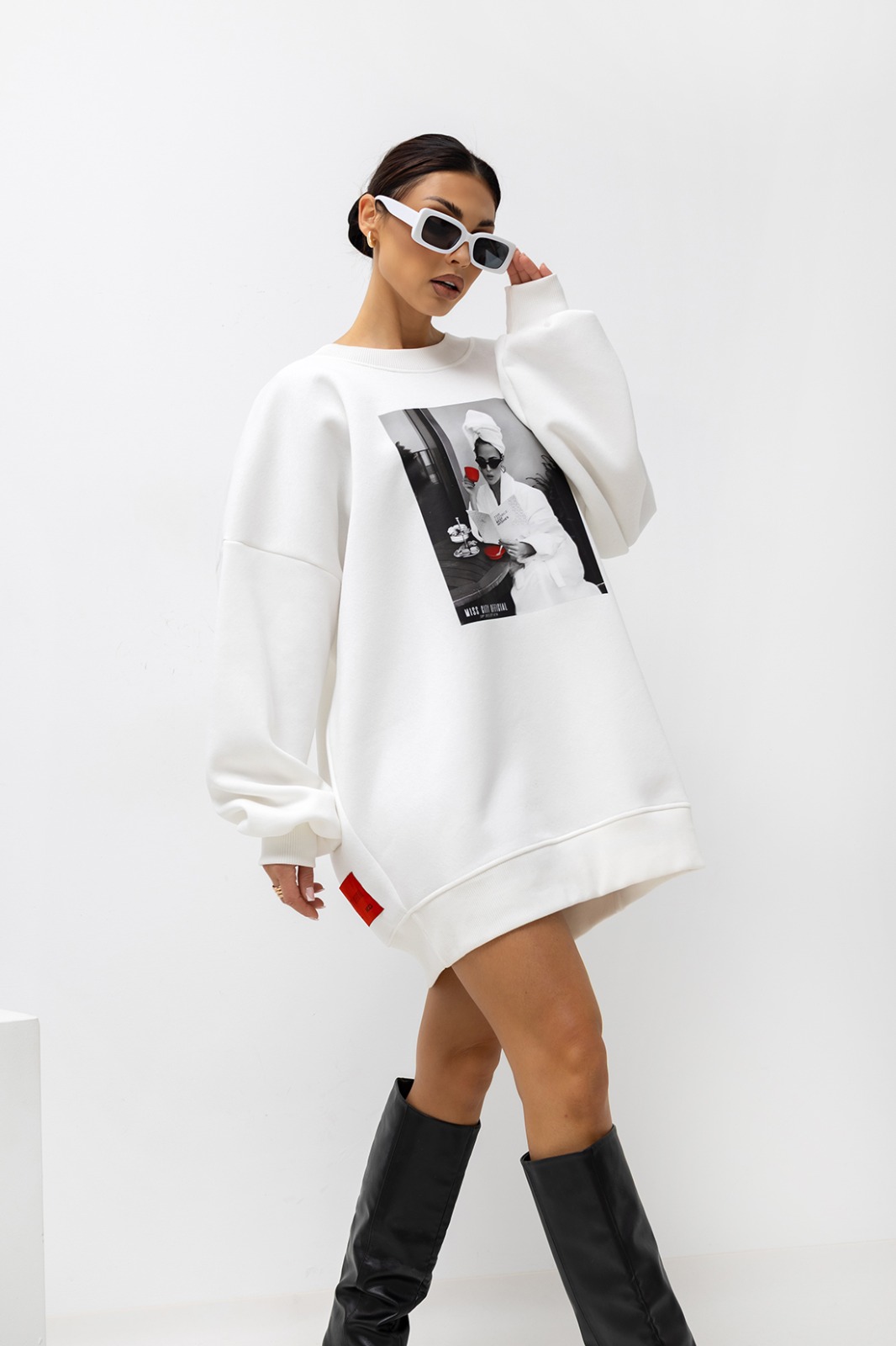 Damska Bluza Paris (biała) Miss City Official