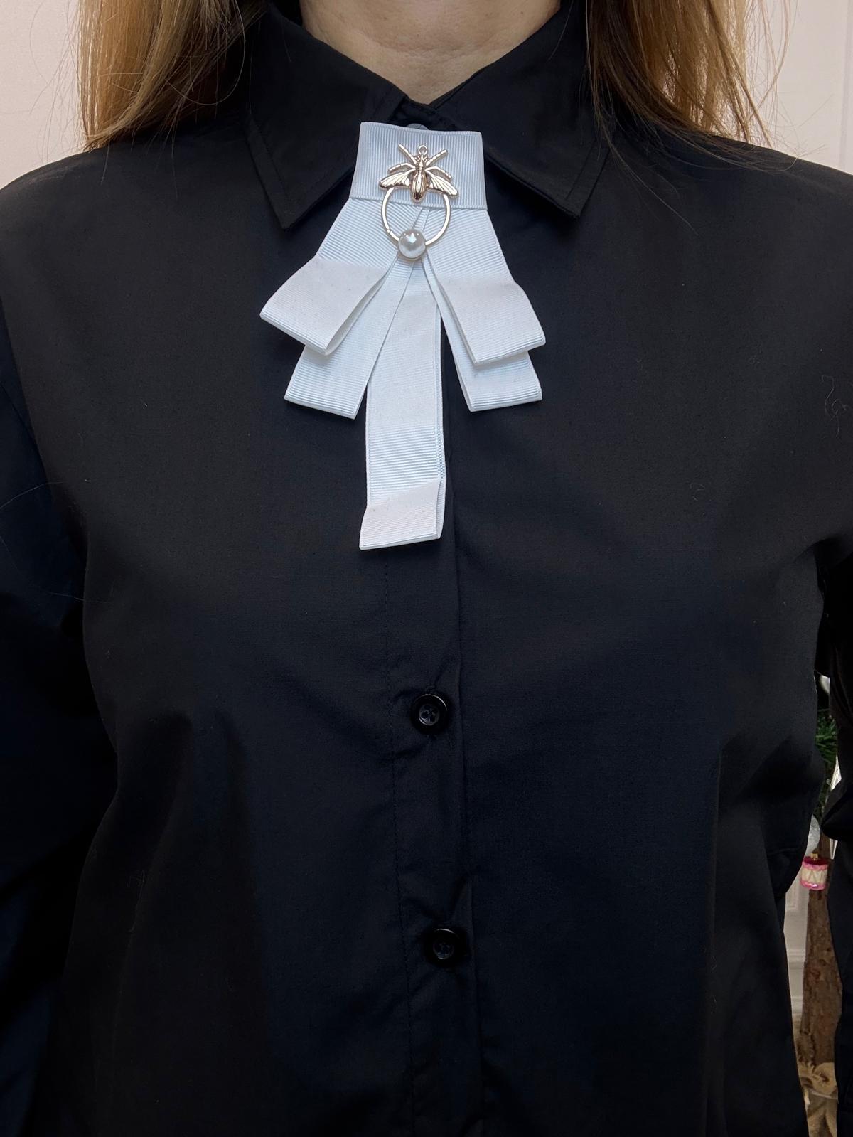 Przypinka Krawatka Minouu Biała 