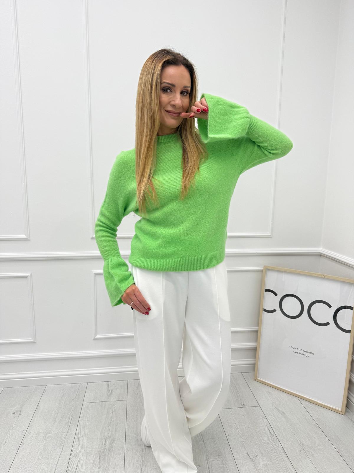  Sweter Baby Alpaca Zielony