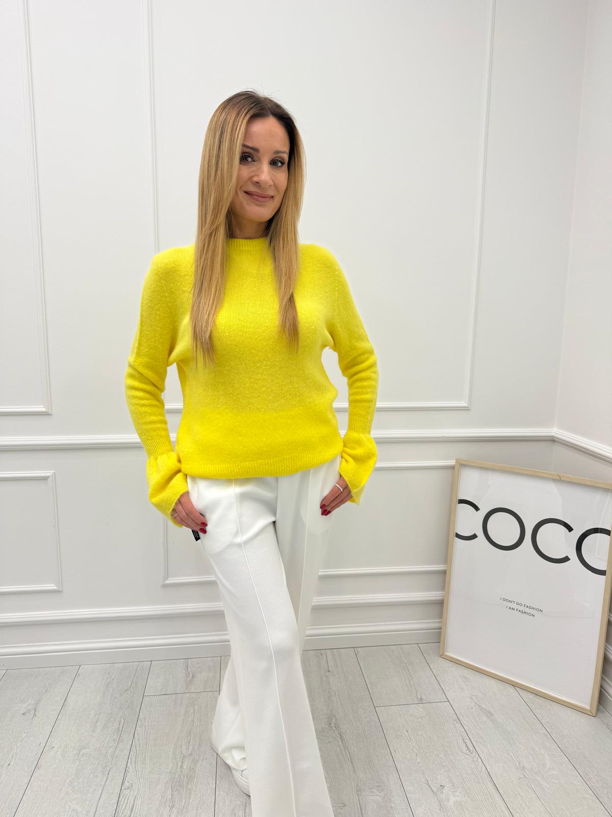  Sweter Baby Alpaca Żółty