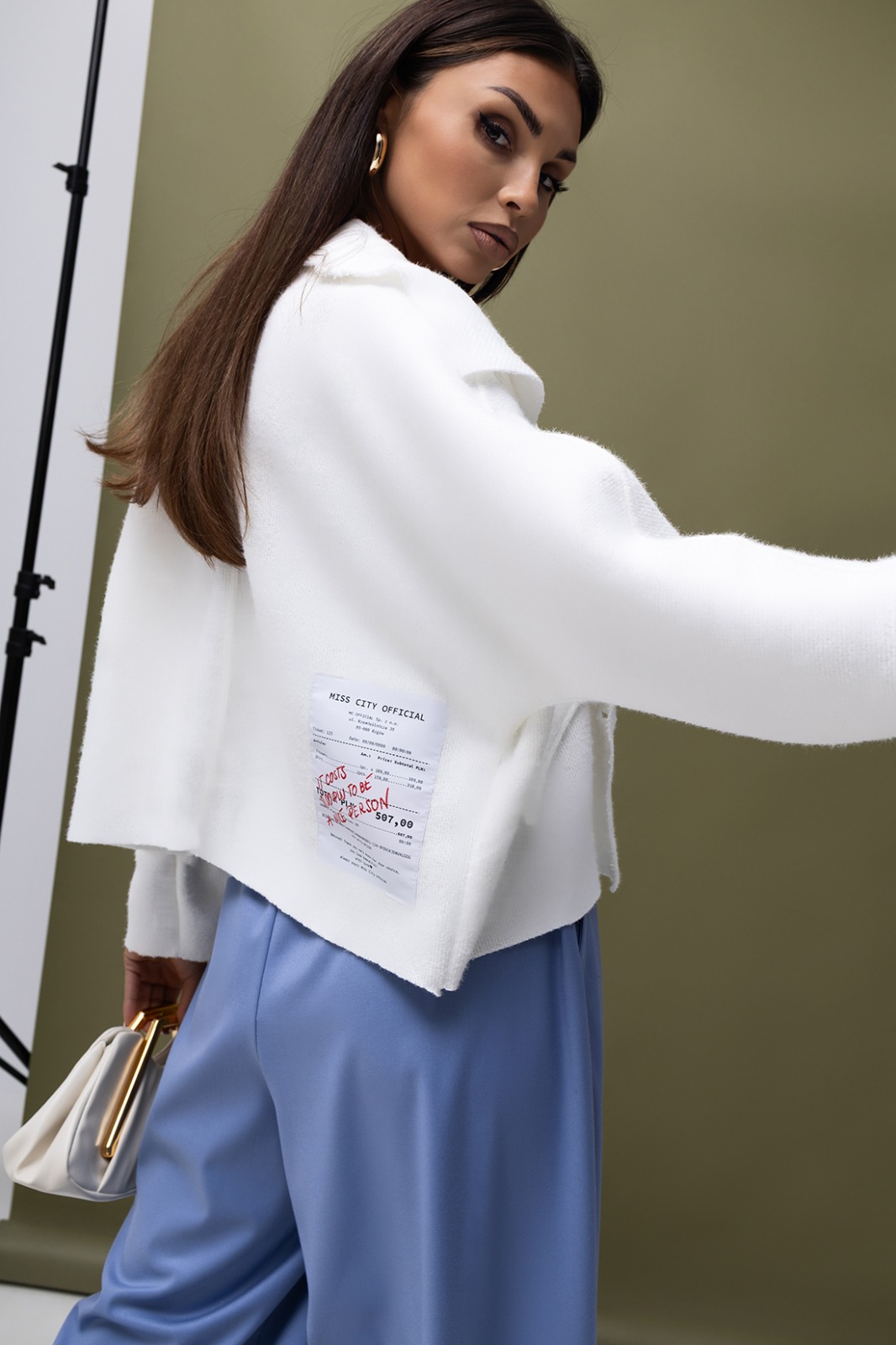 Damska Narzutka Helium (kremowy) Miss City Official