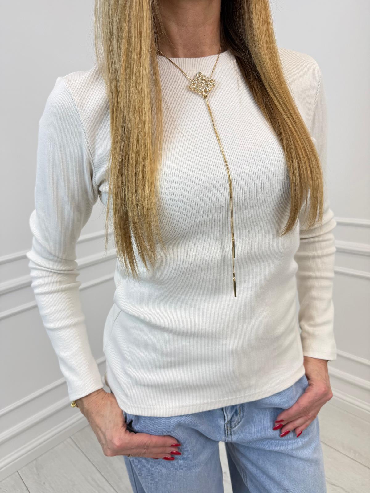 Jasny Beż Bluzka Basic BOCCA