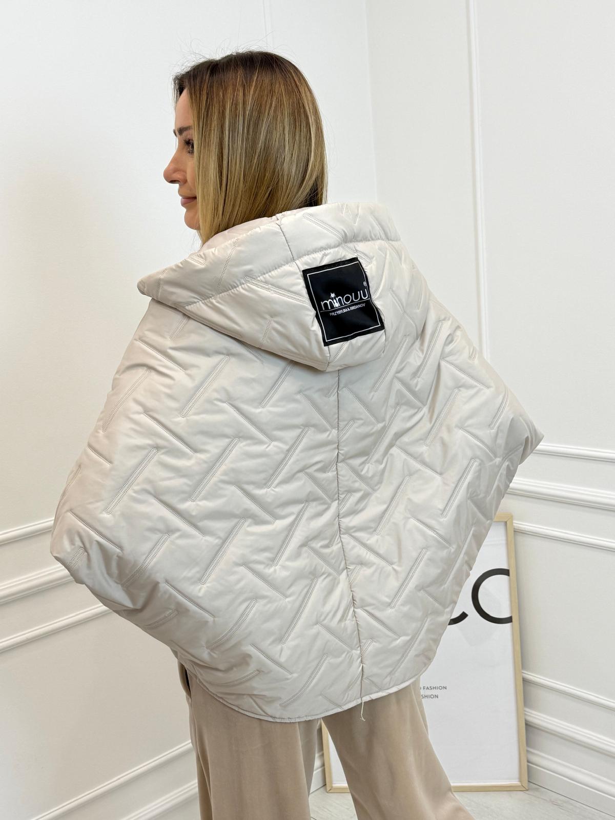  Kamizelka Kimono Minouu Beżowa 