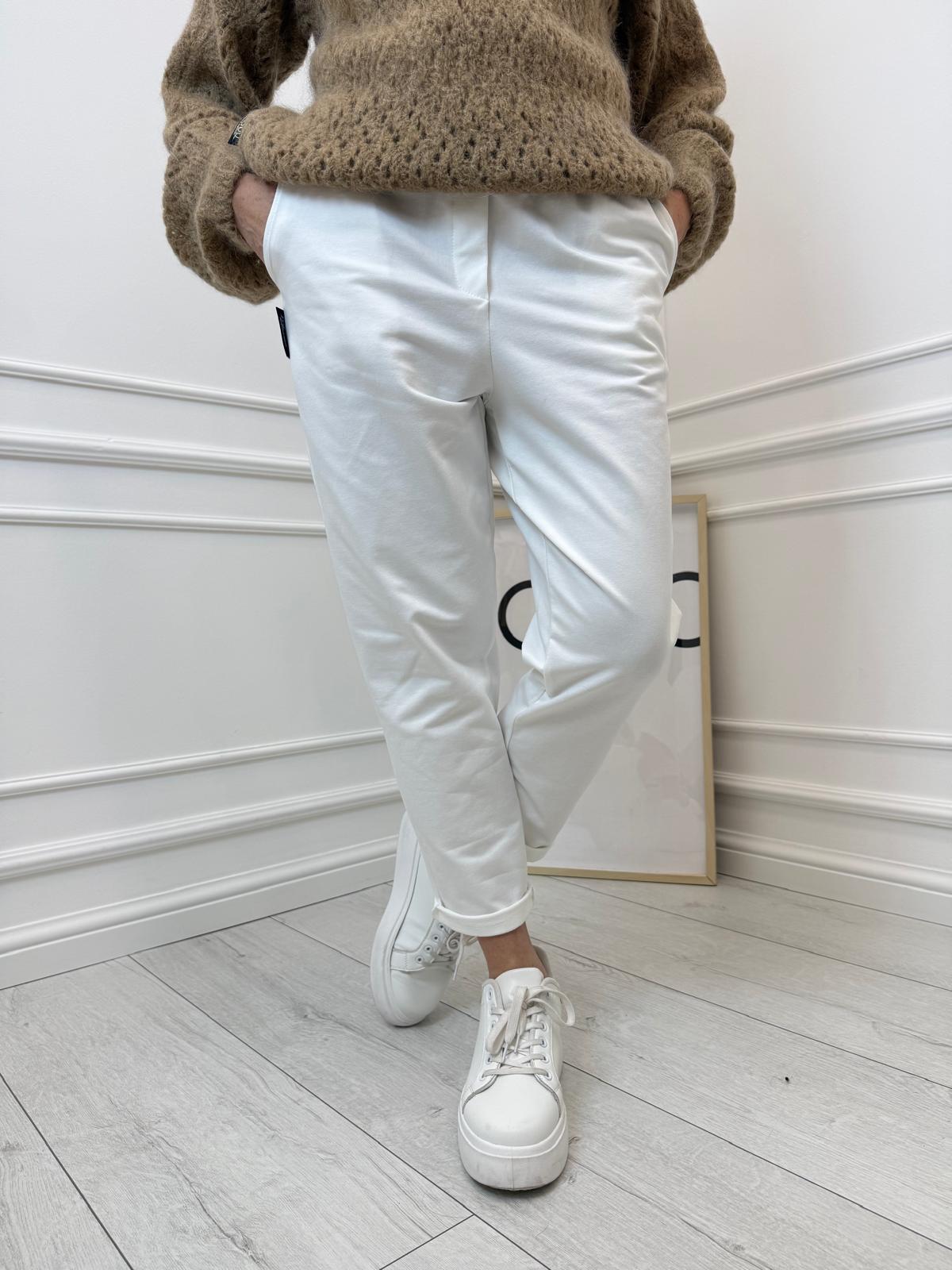 Bawełniane Spodnie Minouu Patka Kokos