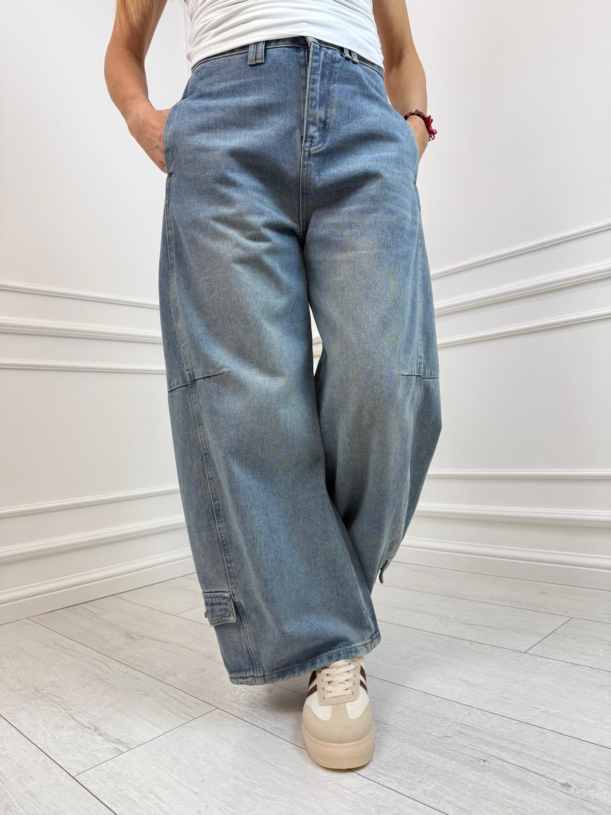 Spodnie Jeans Szwedy Kieszeń