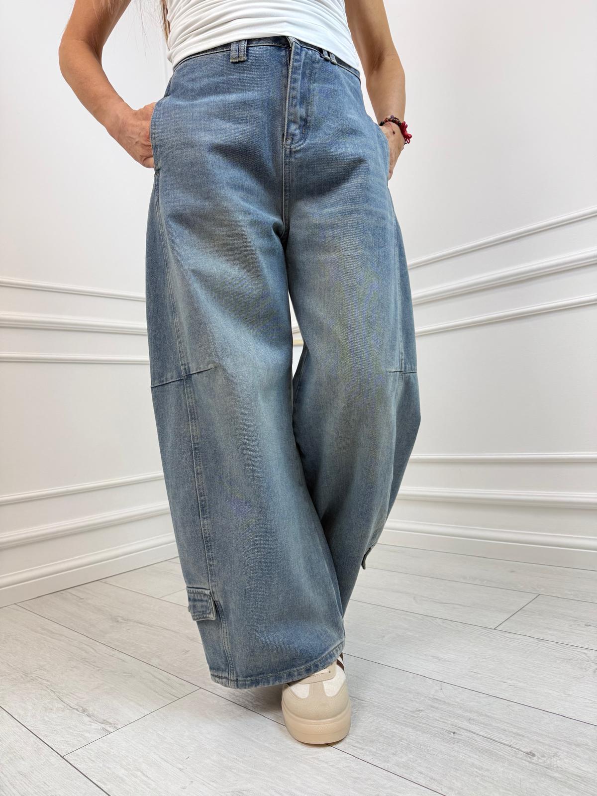 Spodnie Jeans Szwedy Kieszeń