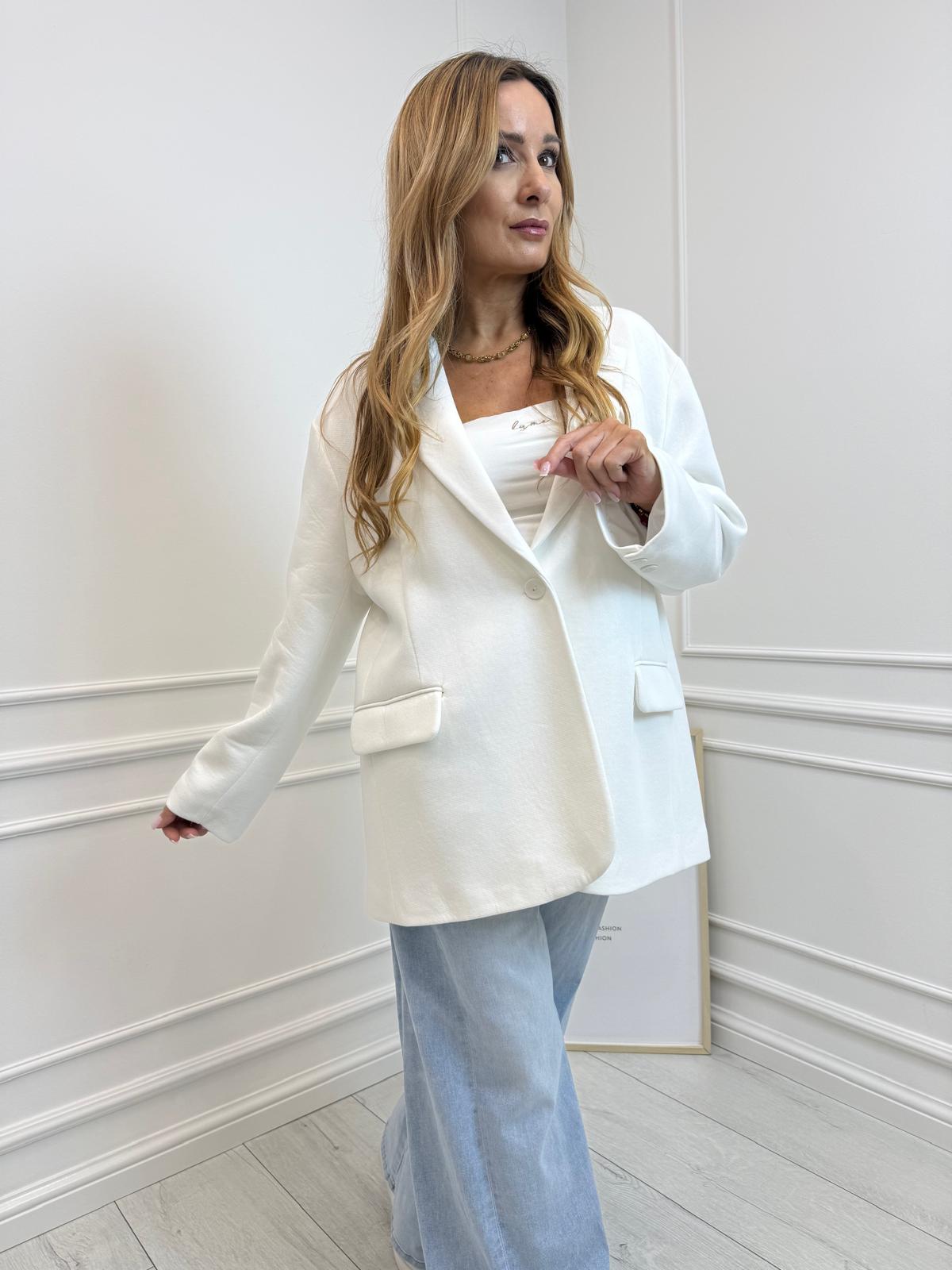 Damska Marynarka BLM Oversize Biała