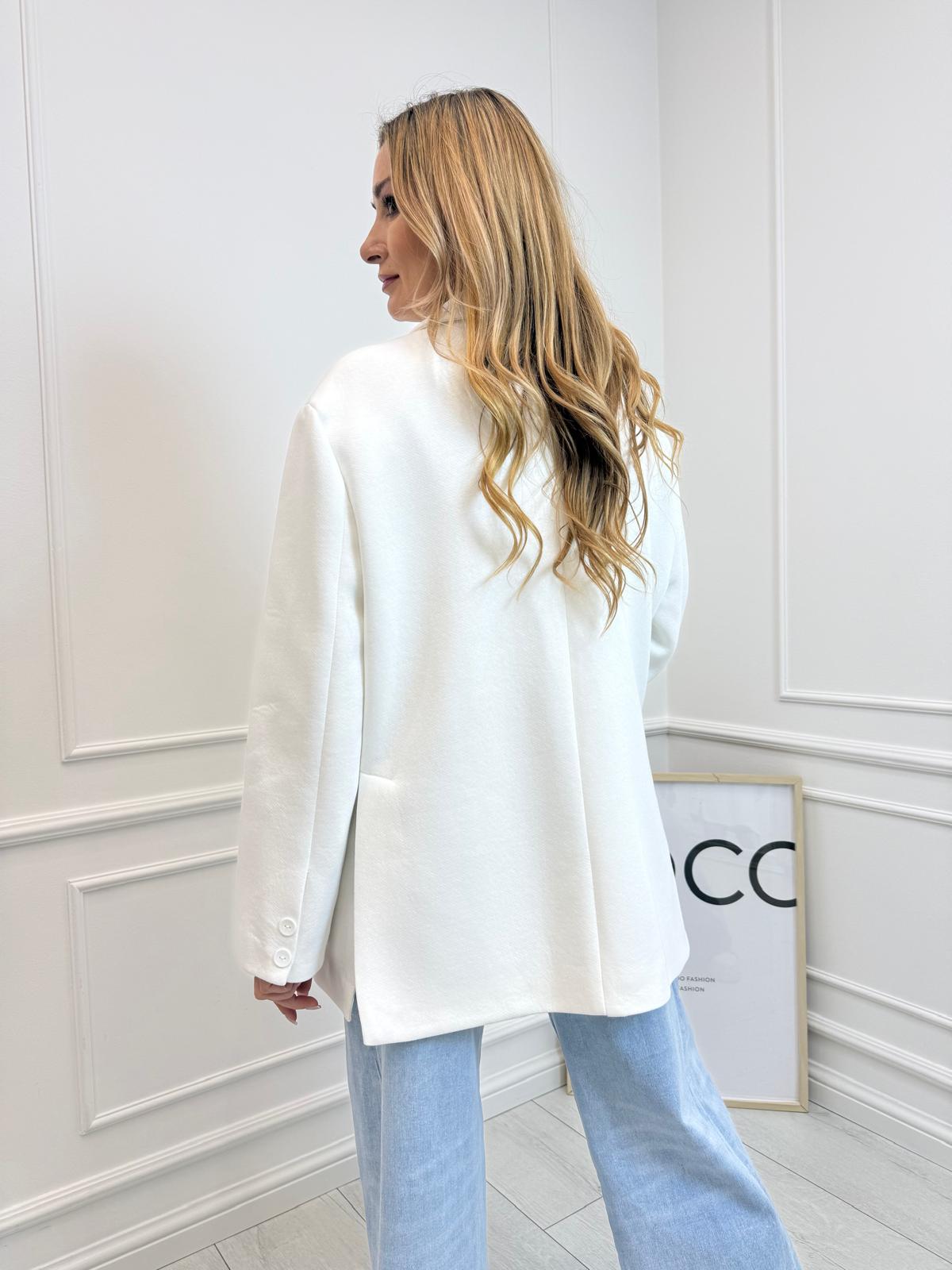 Damska Marynarka BLM Oversize Biała