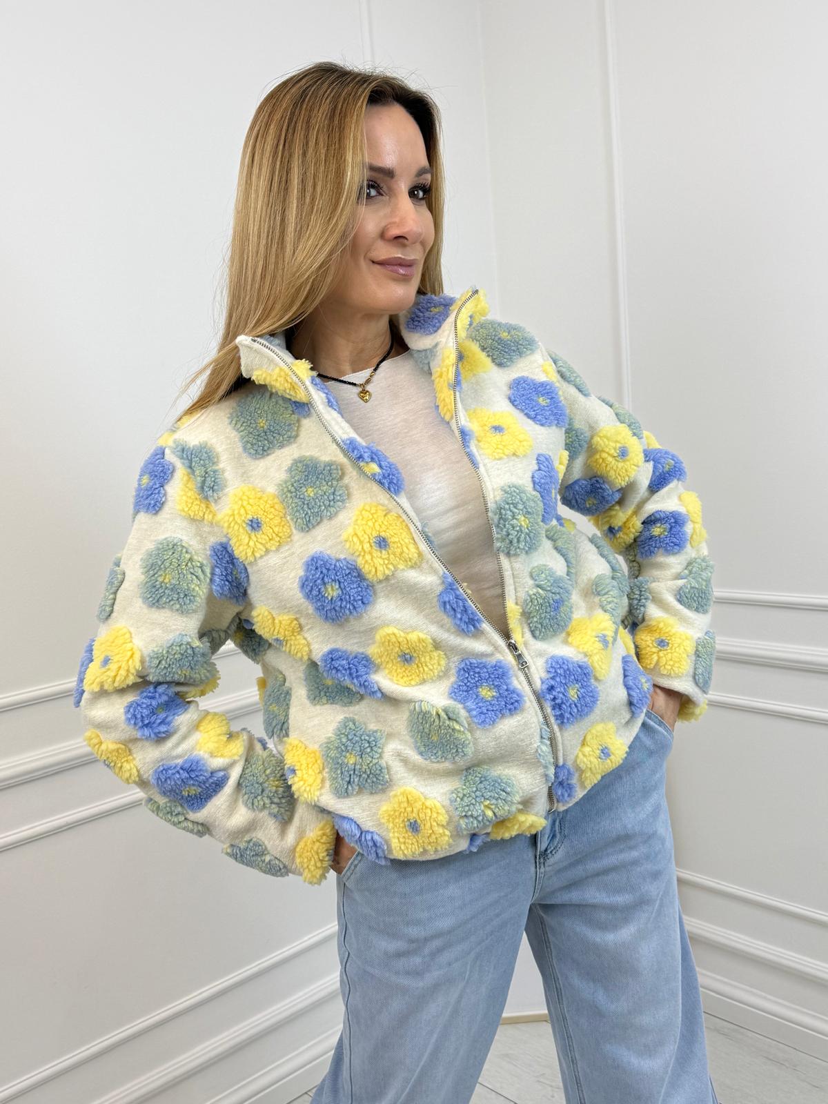 Kurtka Bluza 3D Niebieska