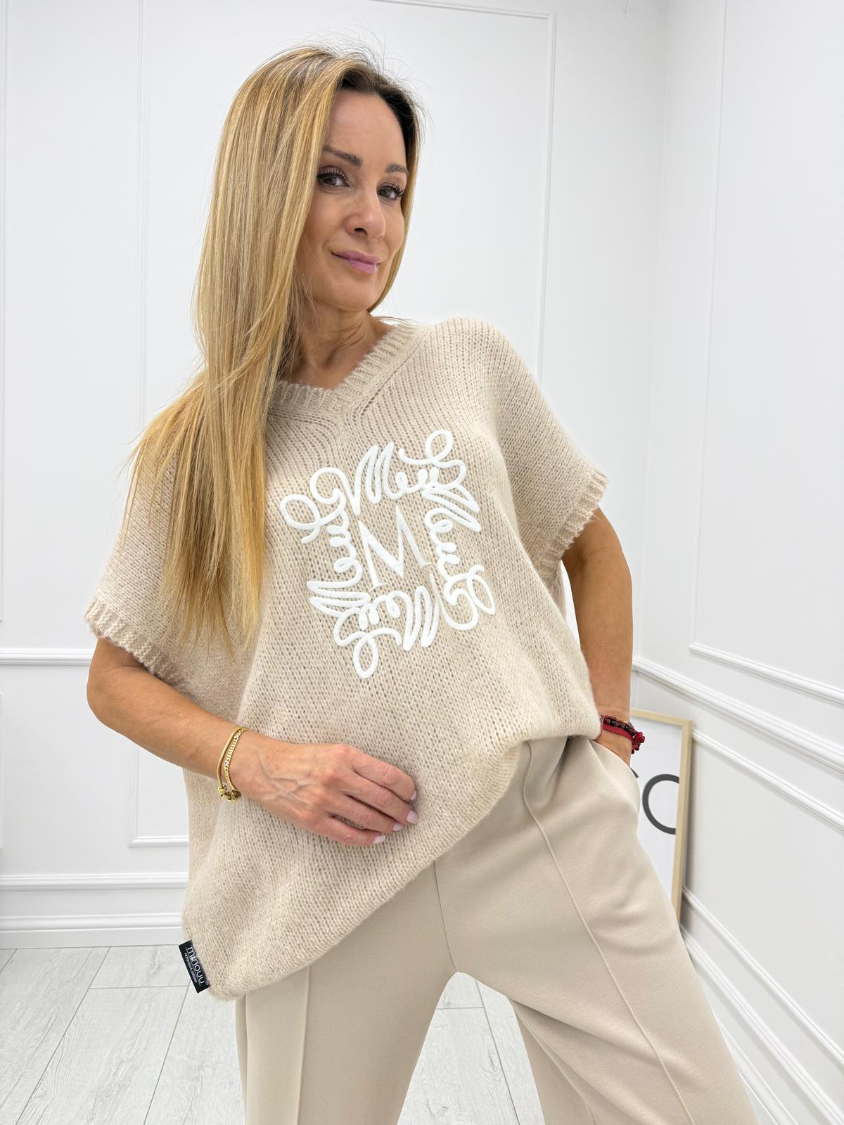 Sweter Pulower Minouu Beżowy