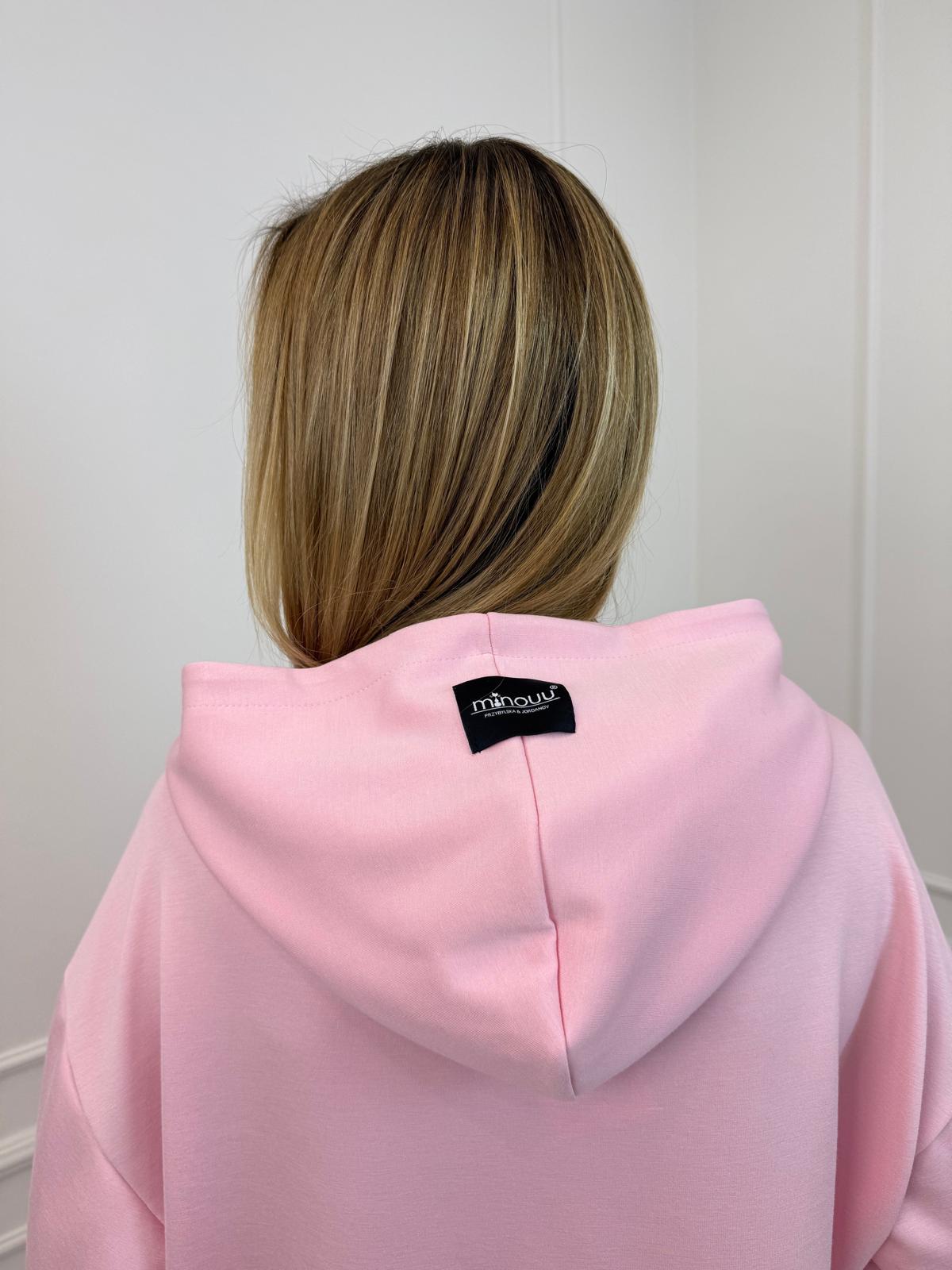 Masełkowy Komplet Dresowy BB Minouu Różowy