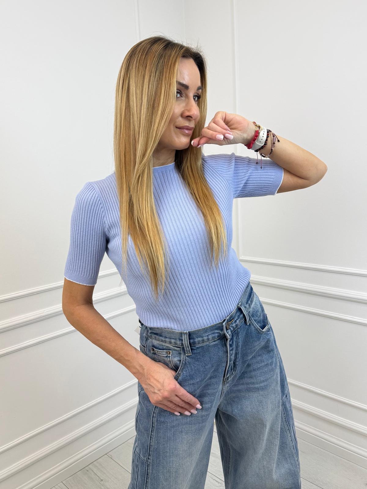 Body Wiskozowe Prążek Minouu Kolor Zaćmienie 