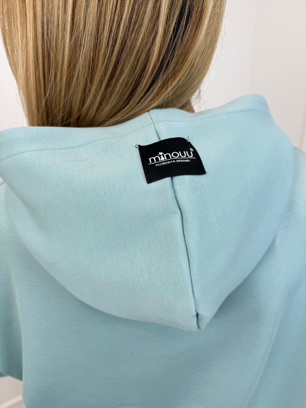 Masełkowy Komplet Dresowy BB Minouu Kolor Szałwia 