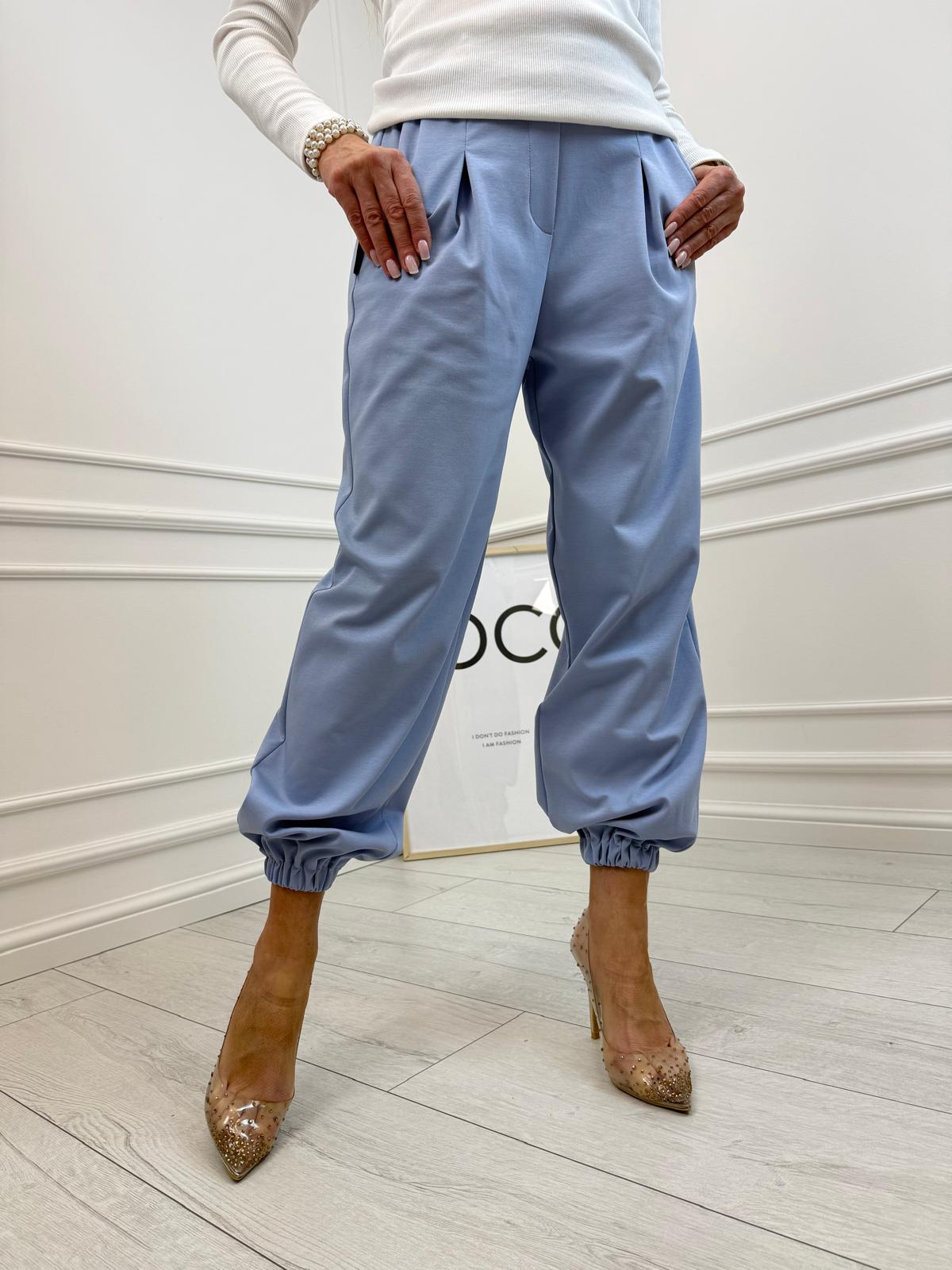 Niebieskie  Spodnie Minouu Jogger 